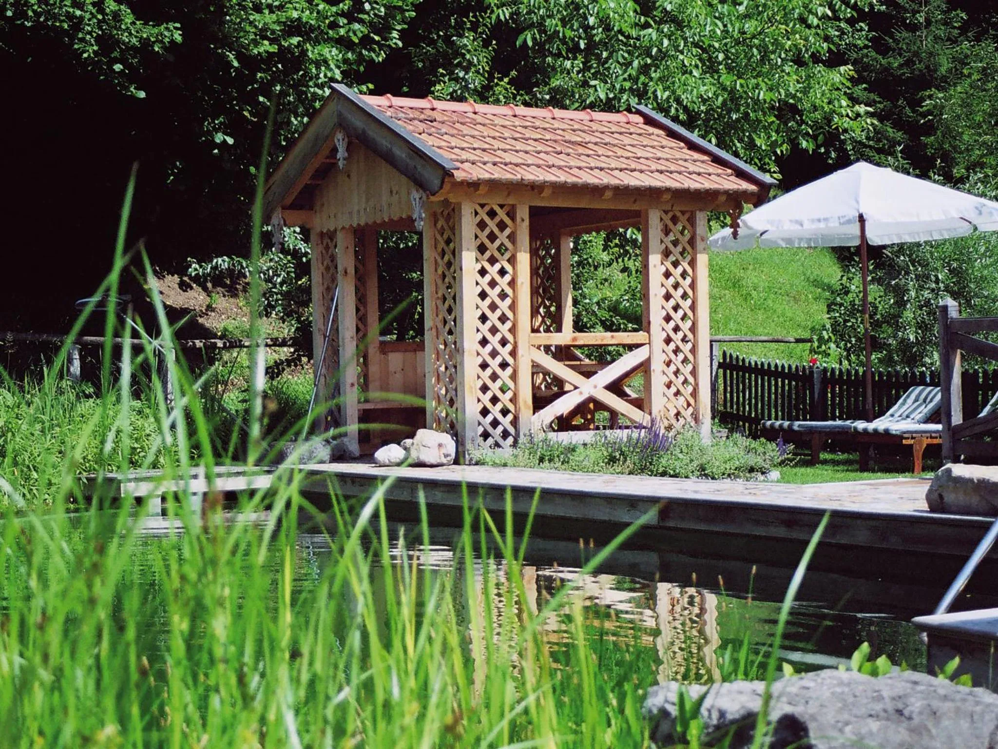 Swimming pool in Landhaus Benediktenhof