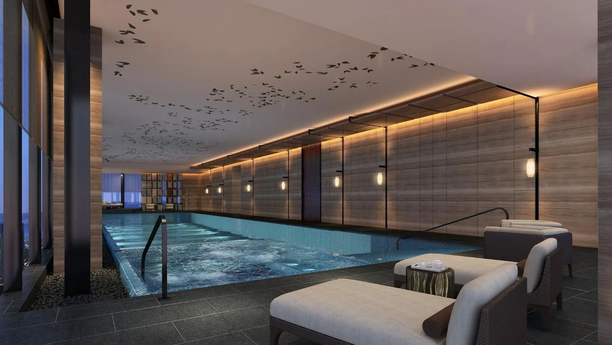 Swimming pool in HUALUXE Hotels & Resorts Nanchang High-Tech Zone, an IHG Hotel