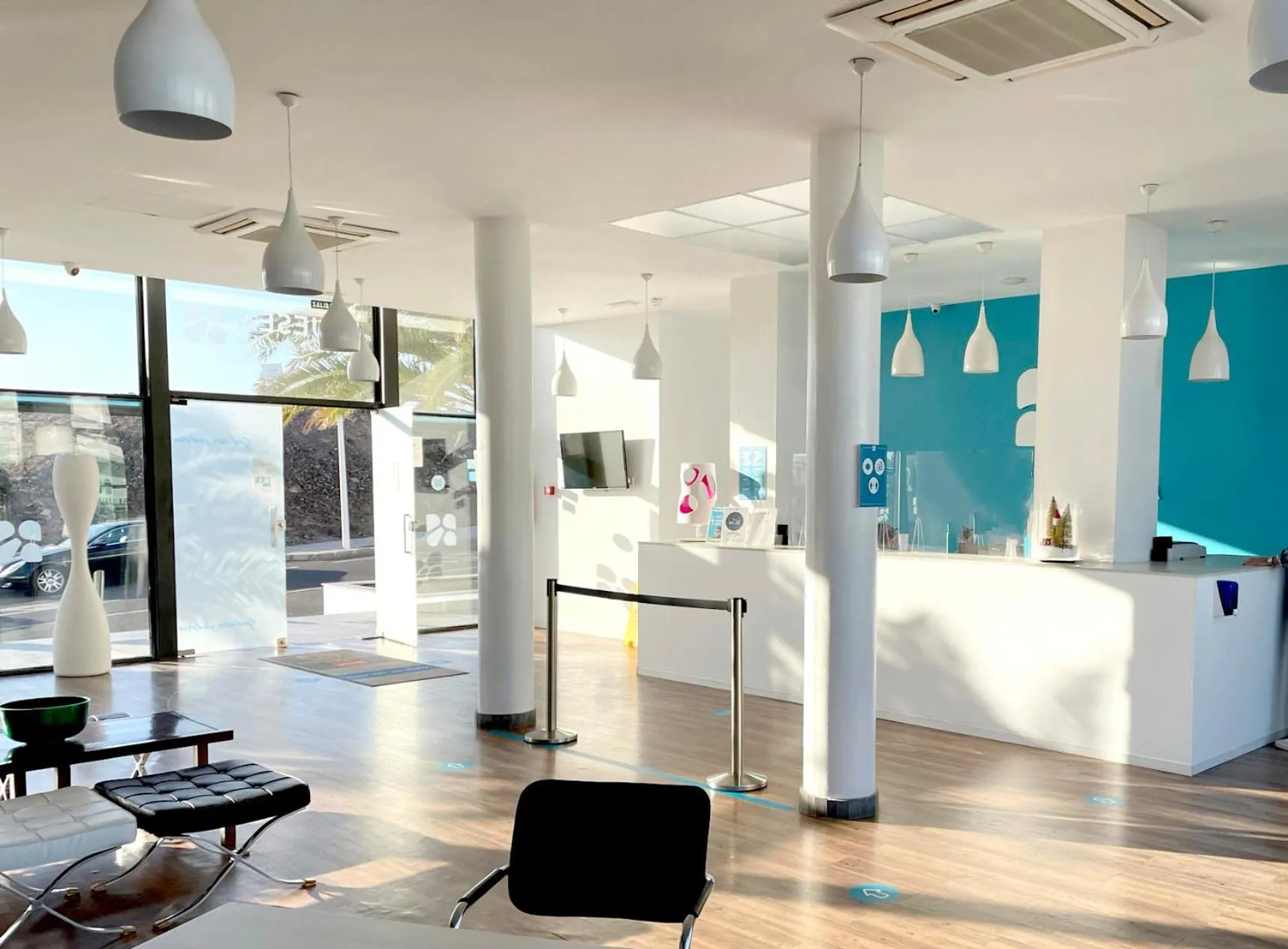 Lobby or reception in Hotel Plaza Palmeras