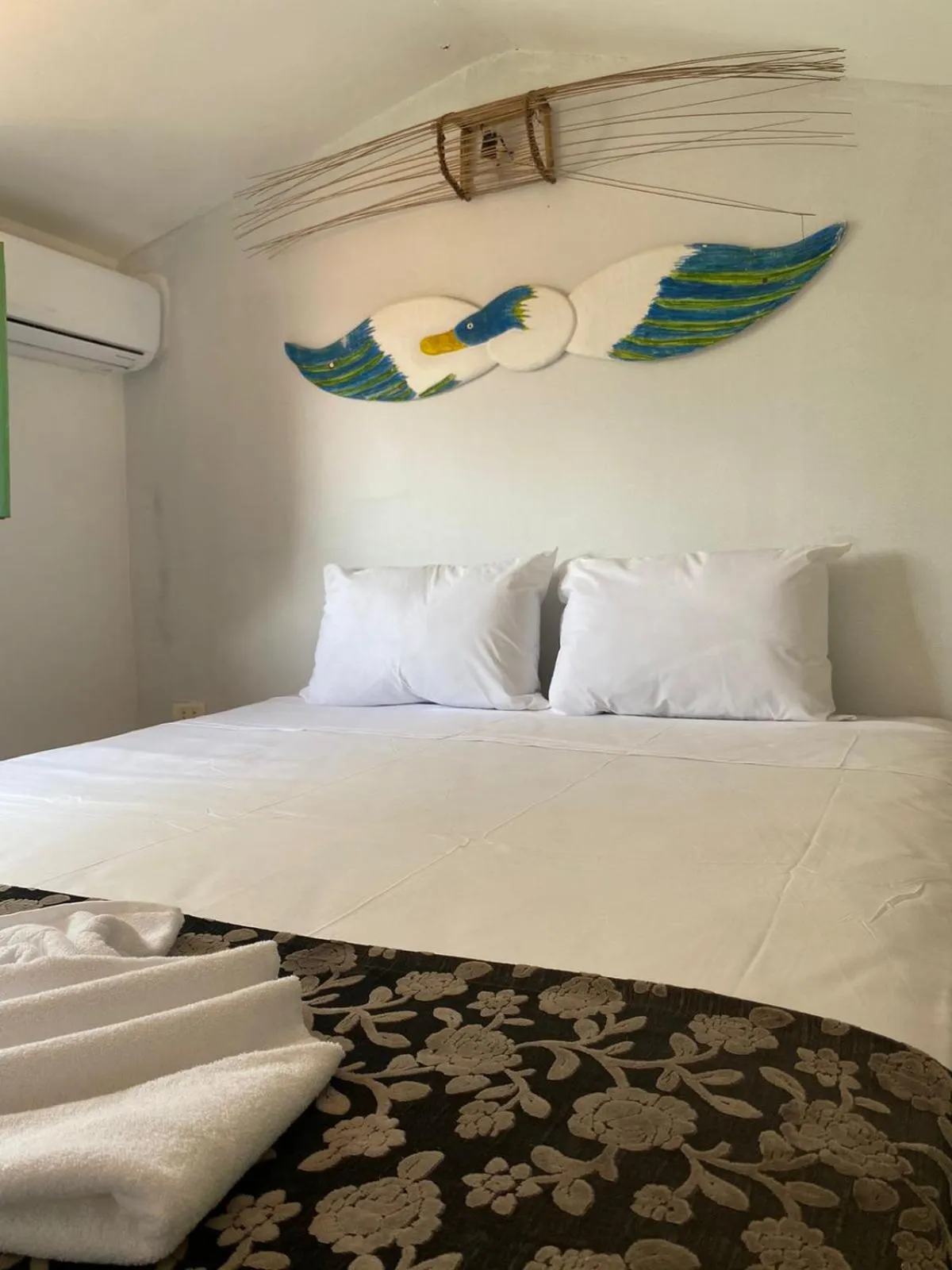 Bed in Pousada Maracaju