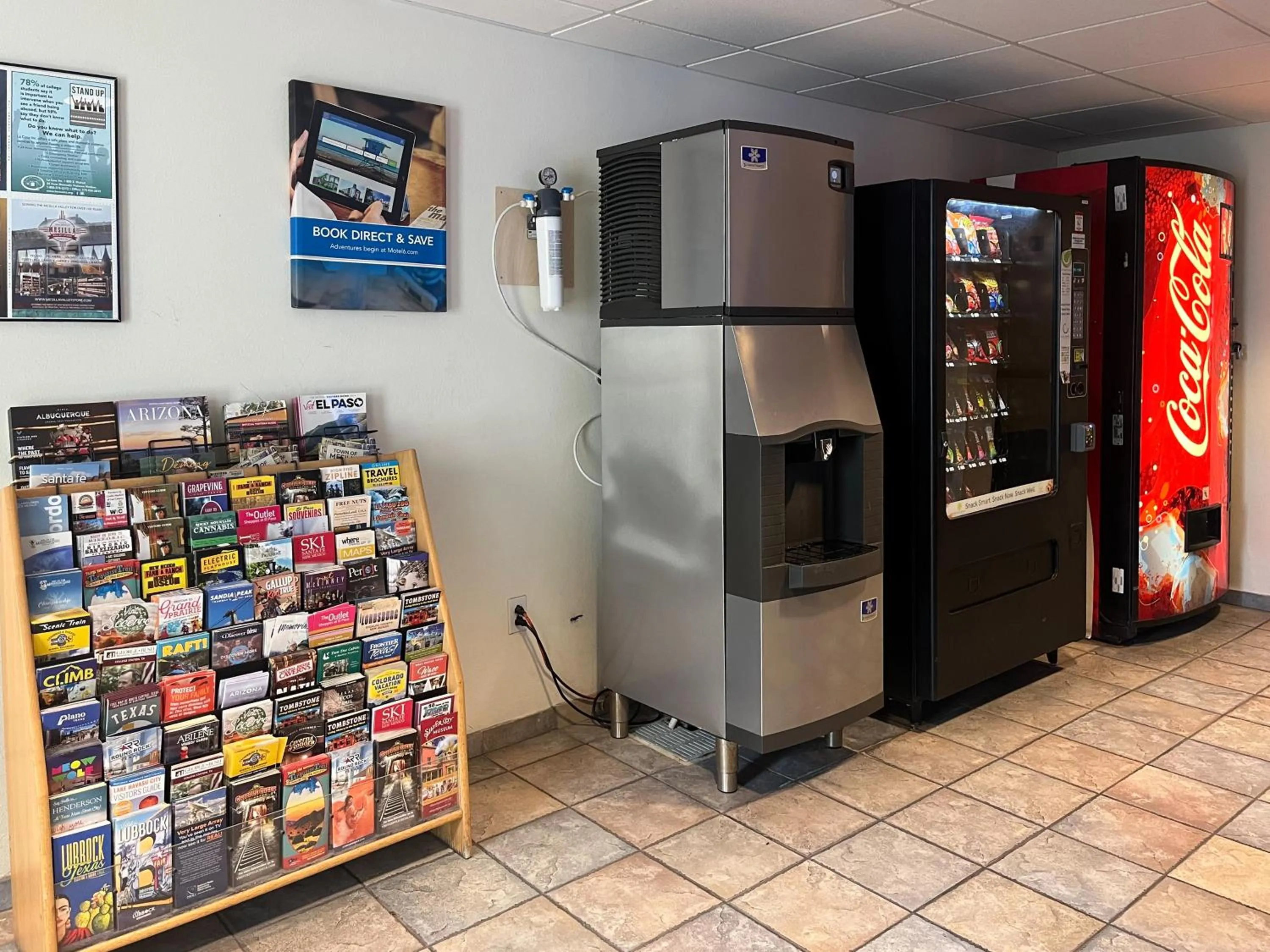vending machine in Studio 6 Las Cruces, NM Telshor