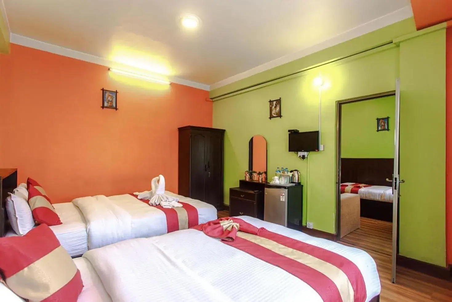 Deluxe Twin Room in Nepalaya Hotel Deluxe Twin Room in Nepalaya Hotel