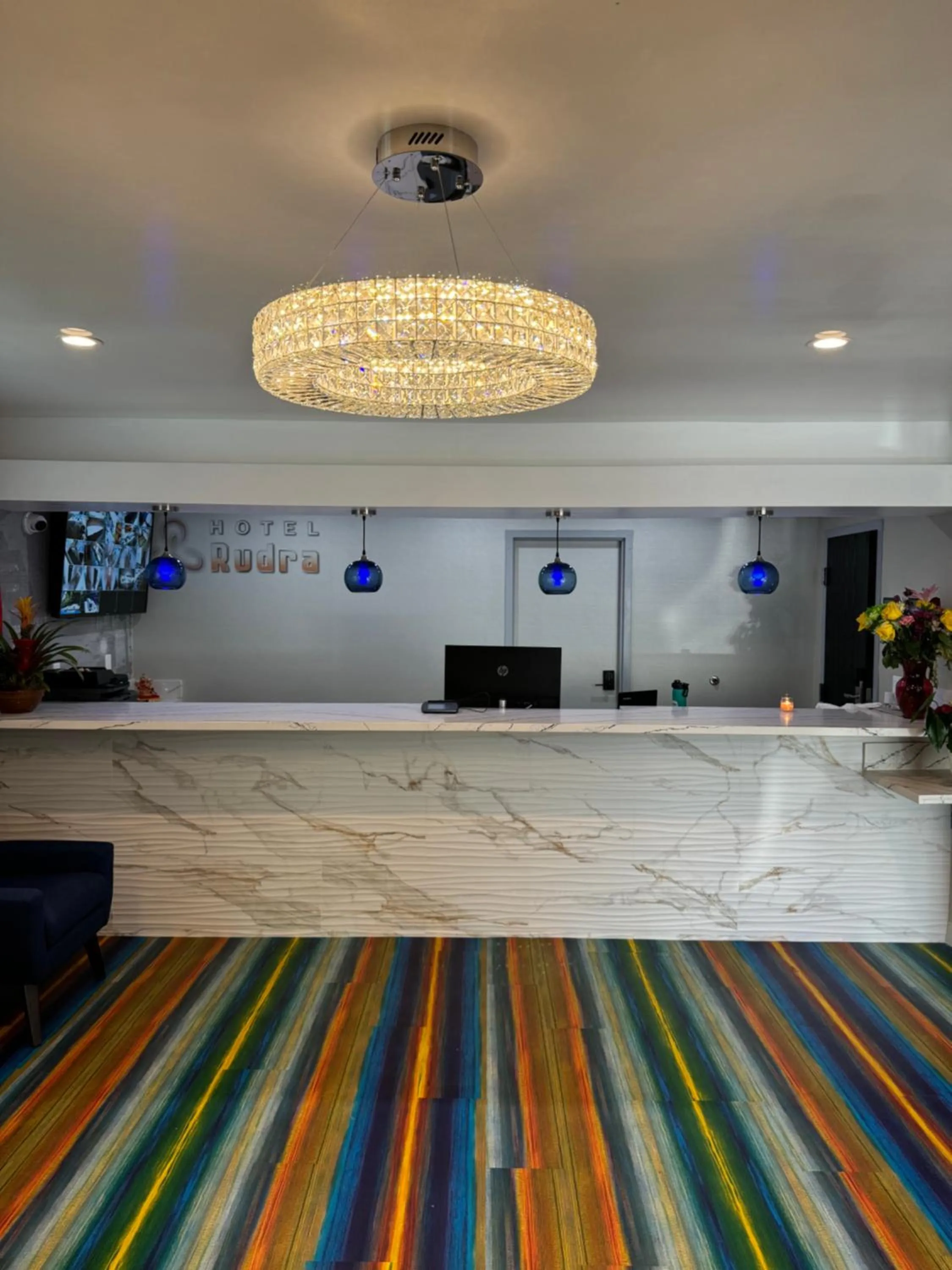 Lobby or reception in Hotel Rudra - Hollywood