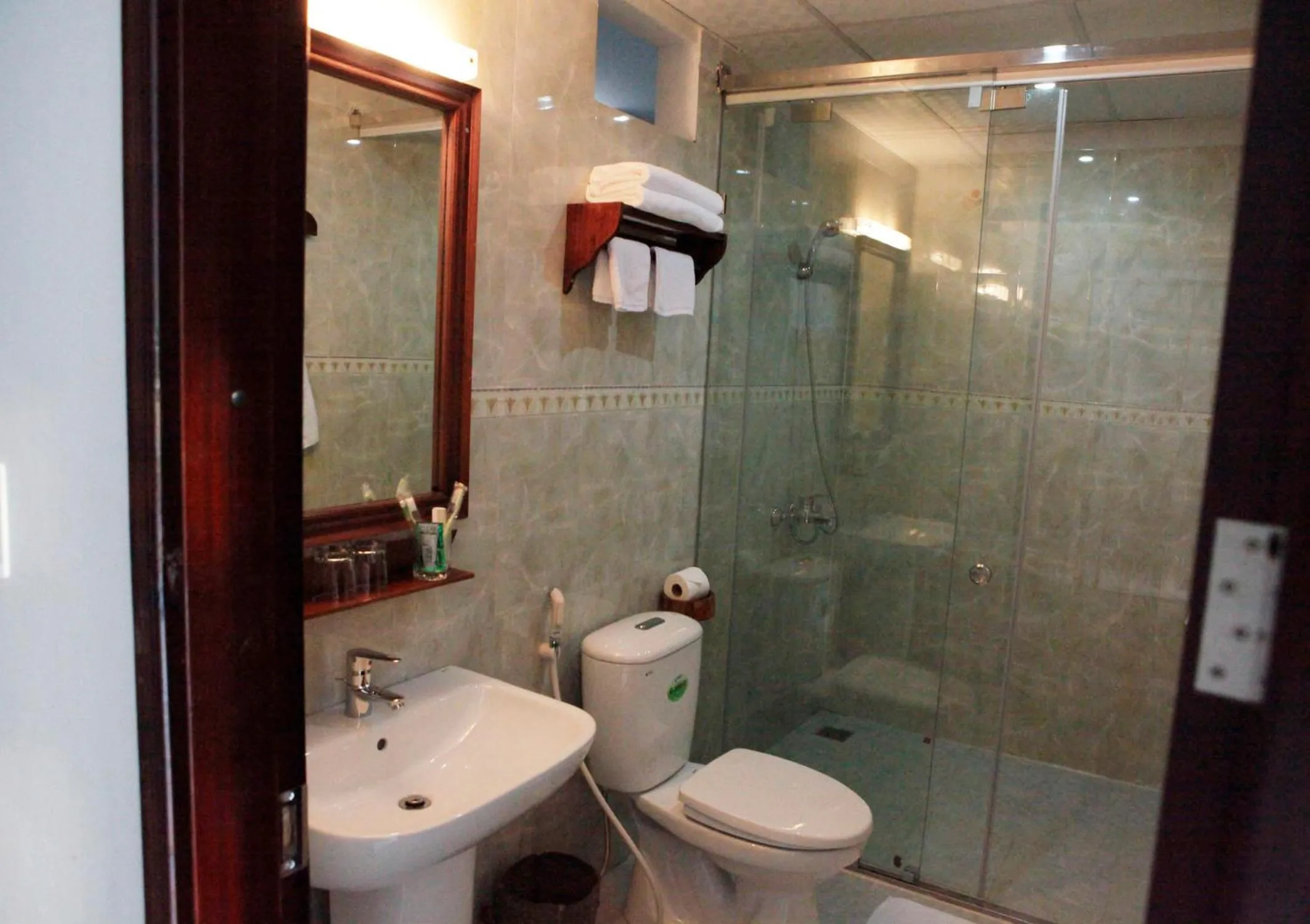 Bathroom in Mai Chau Sunset Boutique Hotel