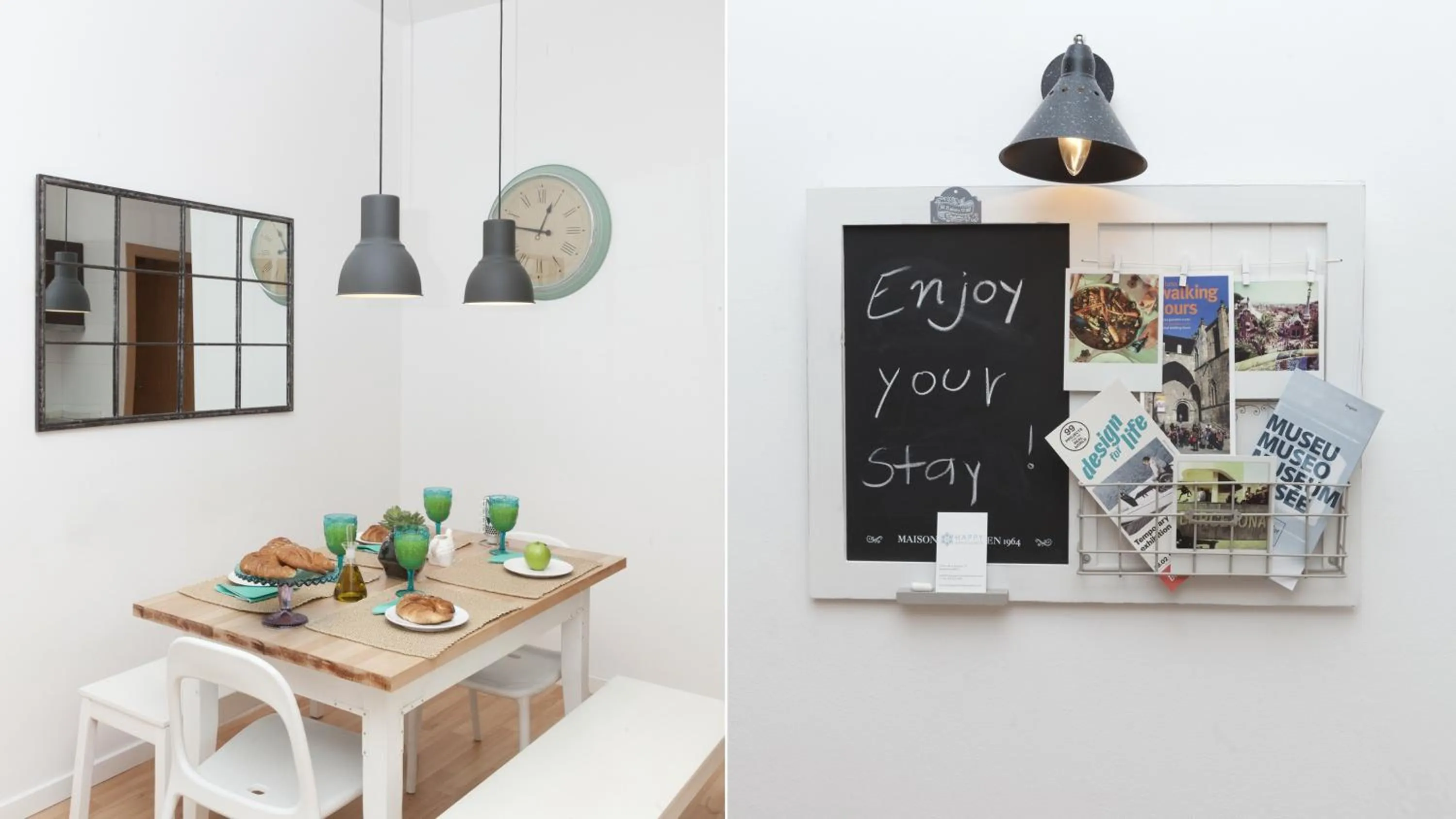 Dining area in Happy Apartments