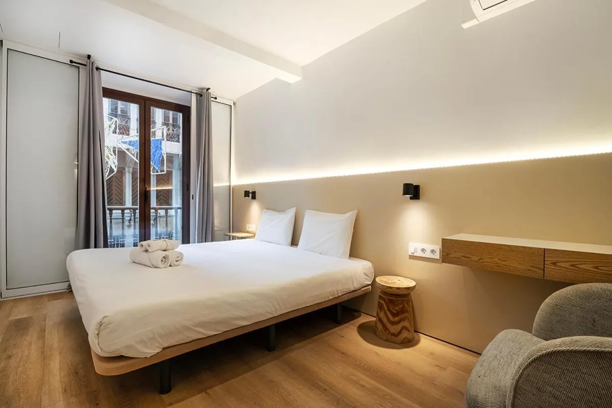 Photo of the whole room, Bed in Happy Apartments