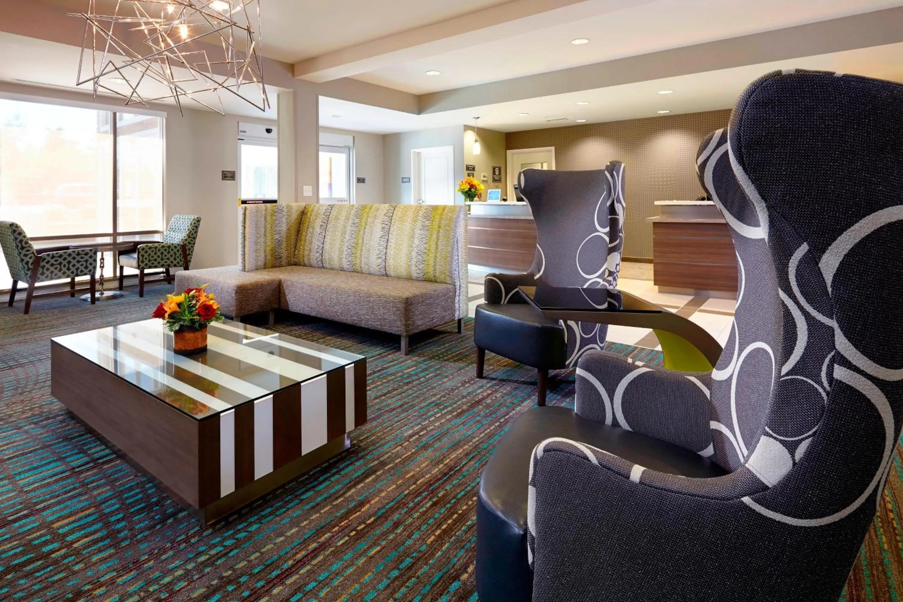Lobby or reception in Residence Inn by Marriott Columbus Dublin