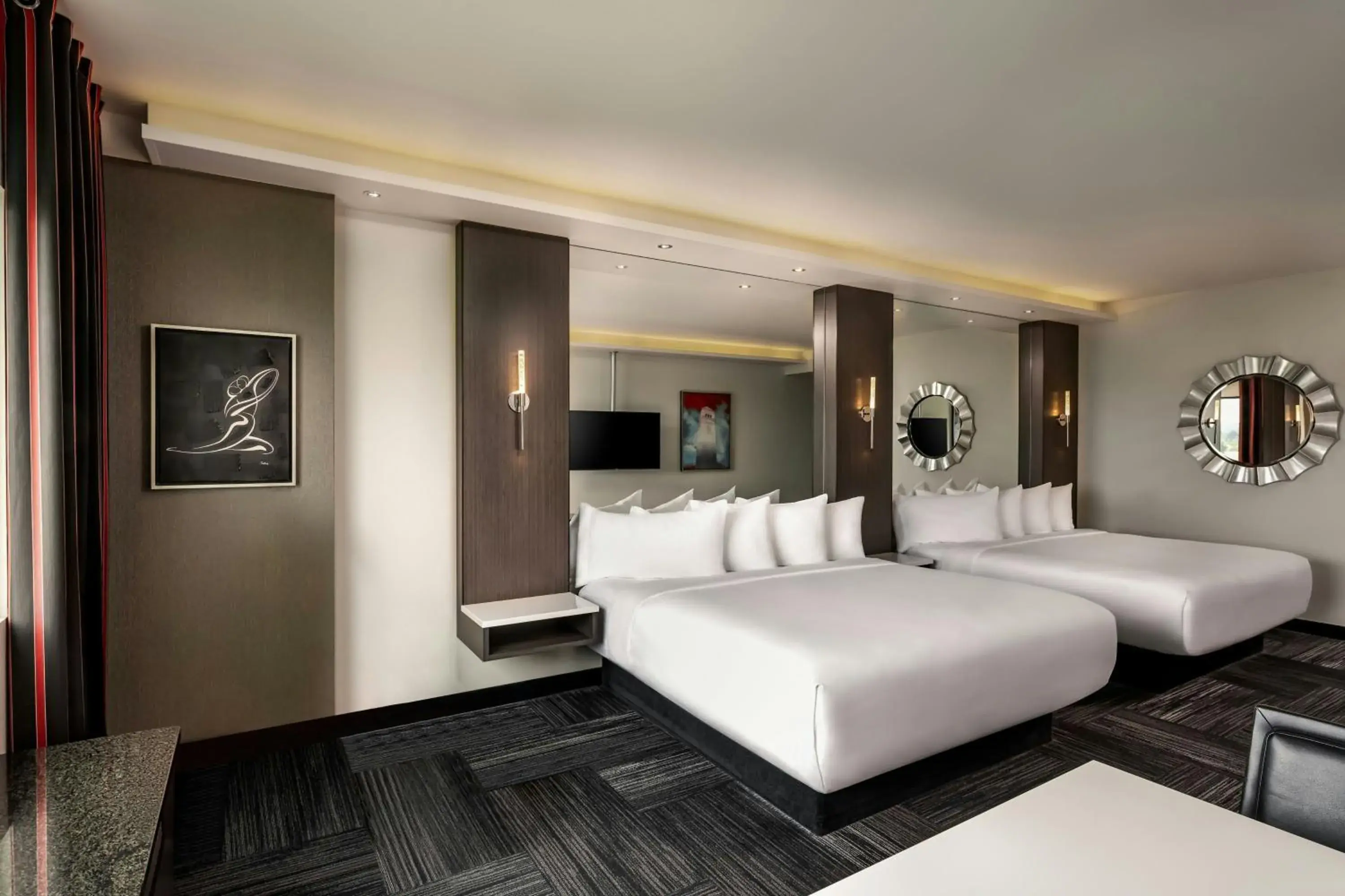 King Room with Two King Beds and Roll-in Shower - Mobility Accessible in The Davenport Grand, Autograph Collection King Room with Two King Beds and Roll-in Shower - Mobility Accessible in The Davenport Grand, Autograph Collection