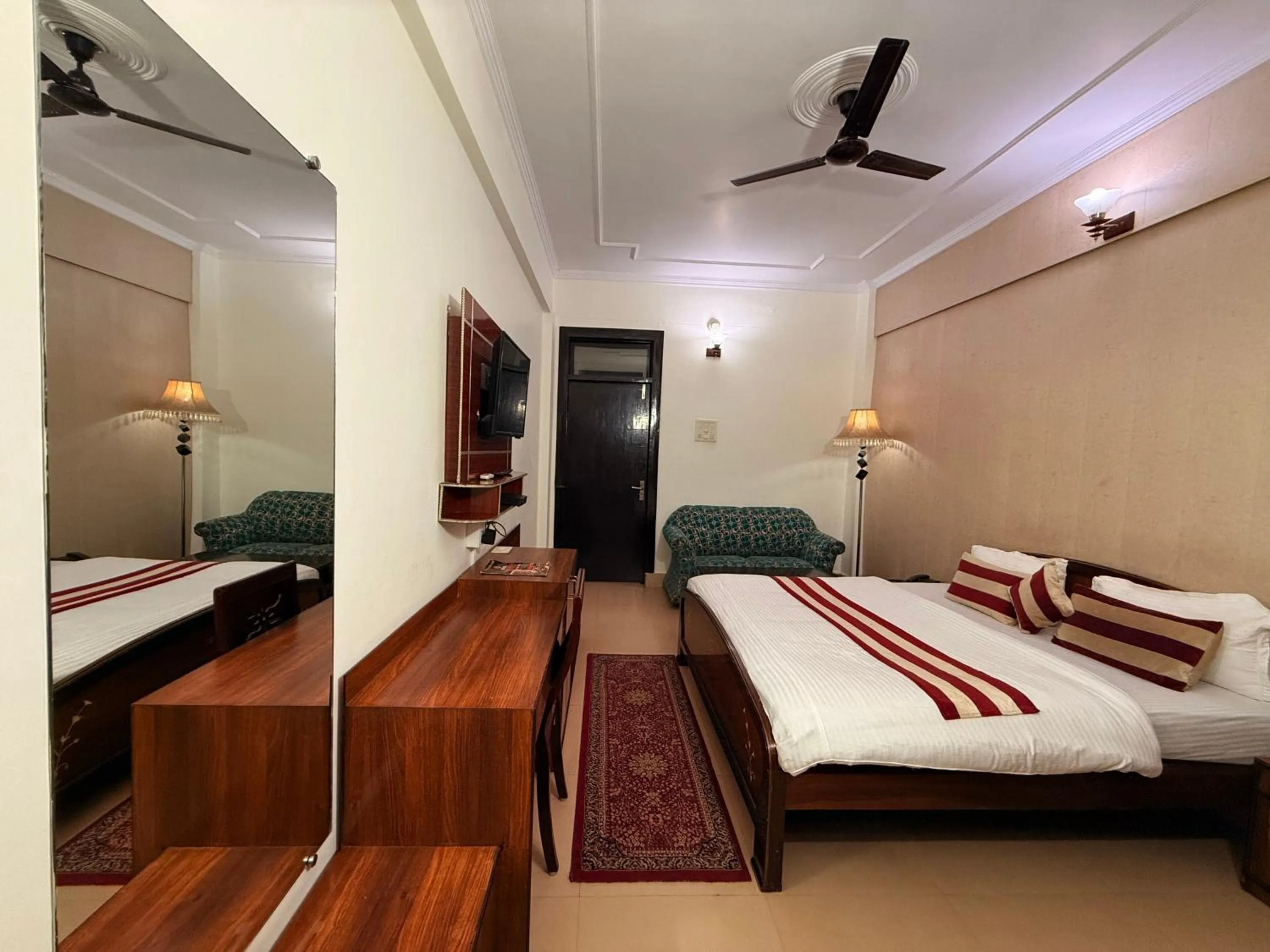 Bed in Hotel Mandakini