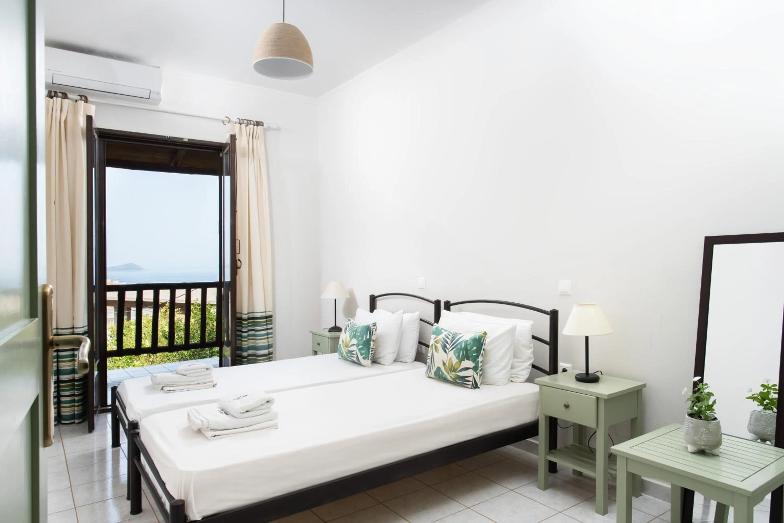 Bedroom, Bed in Monemvasia Green Apartments