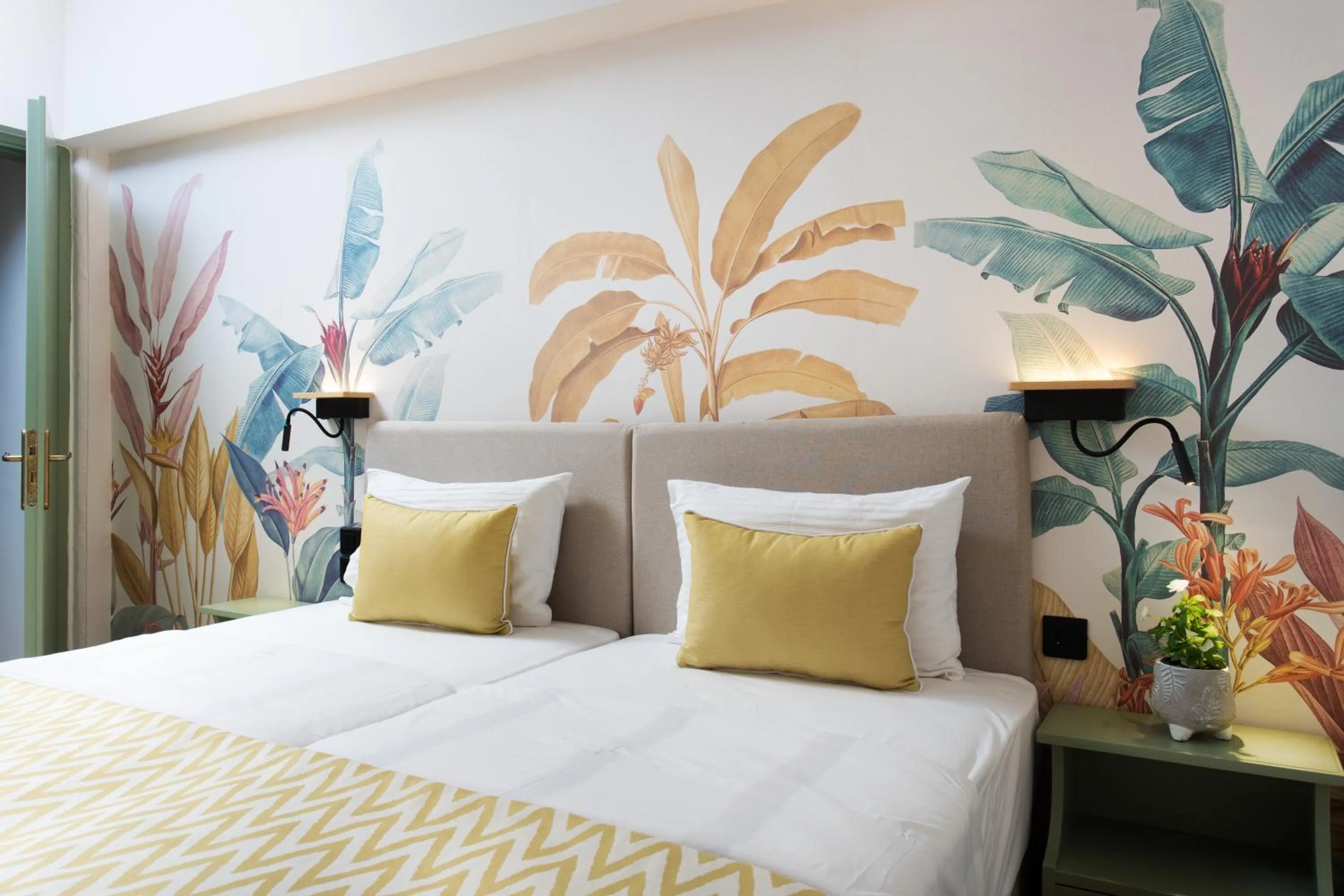 Bedroom, Bed in Monemvasia Green Apartments