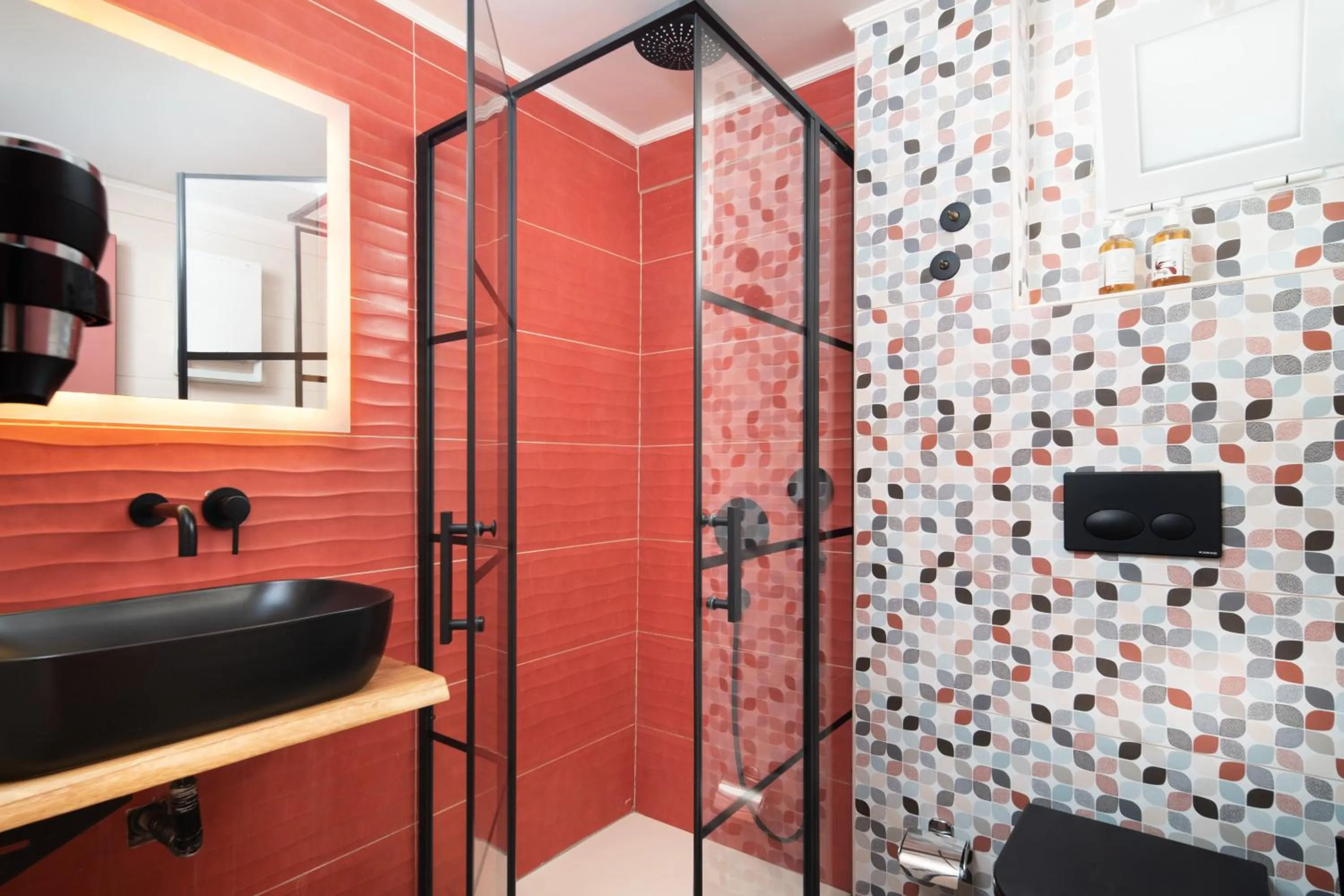 Bathroom in Monemvasia Green Apartments