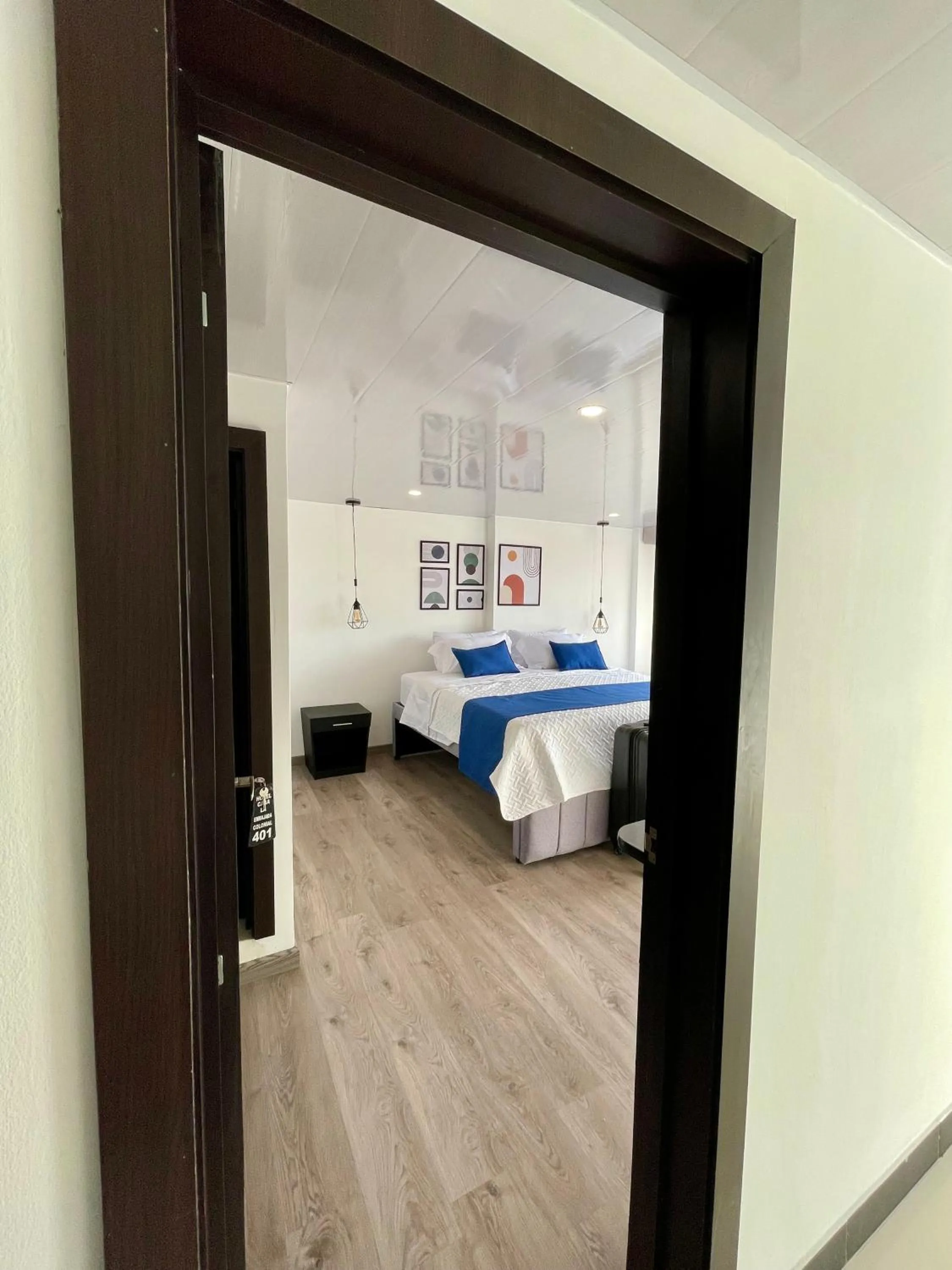 Bed in Hotel Embajada 44