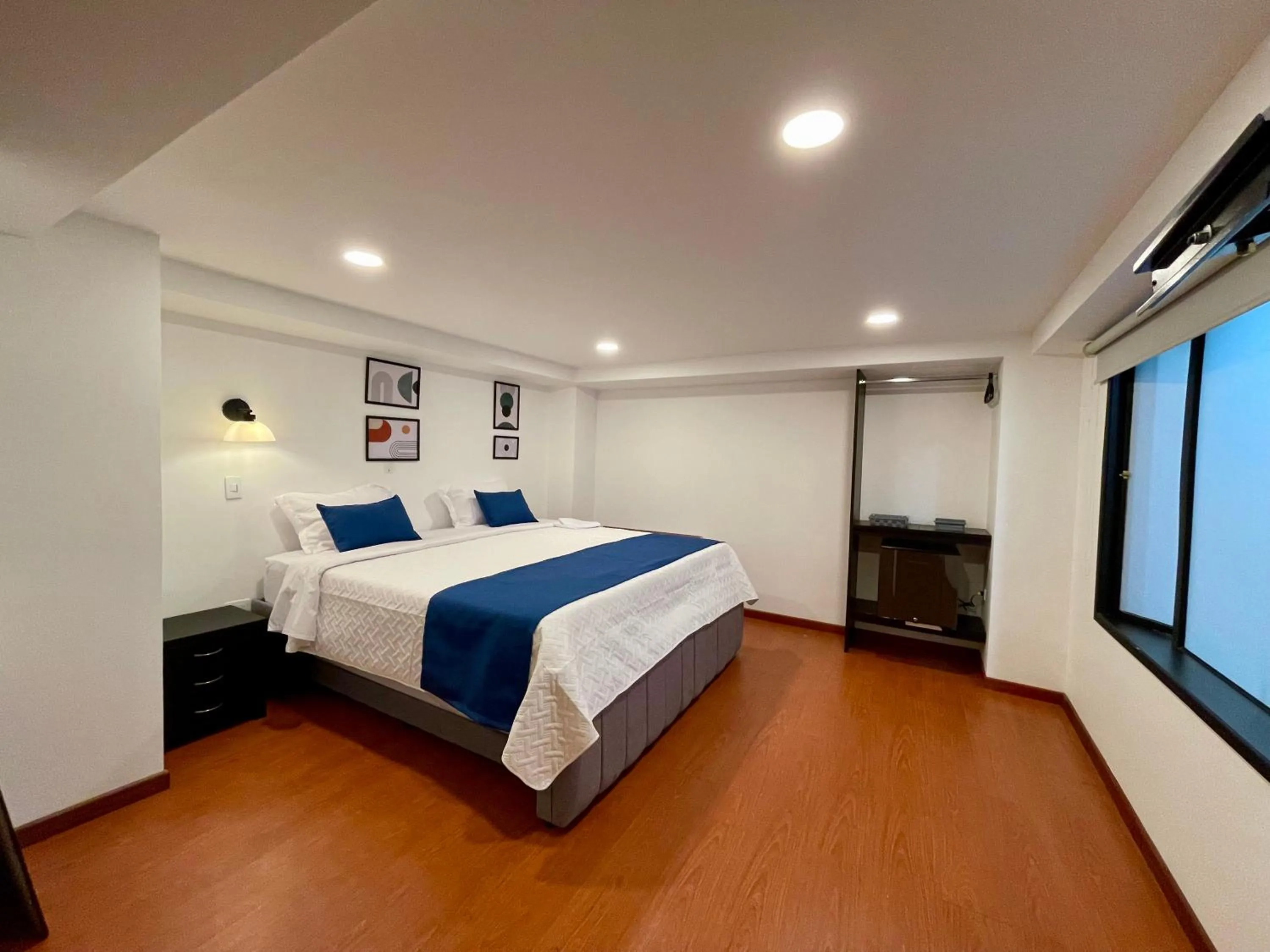 Bed in Hotel Embajada 44