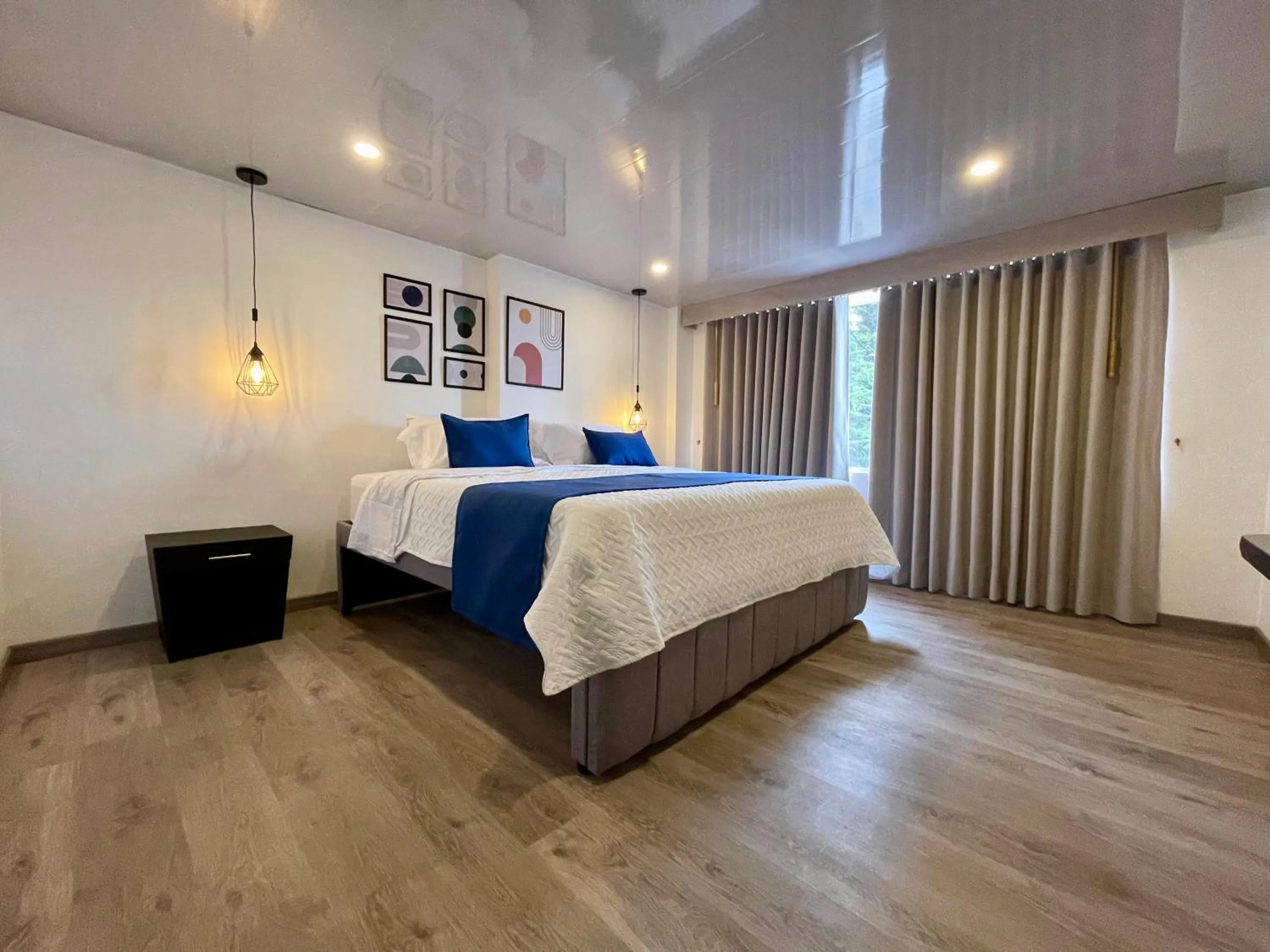 Bed in Hotel Embajada 44