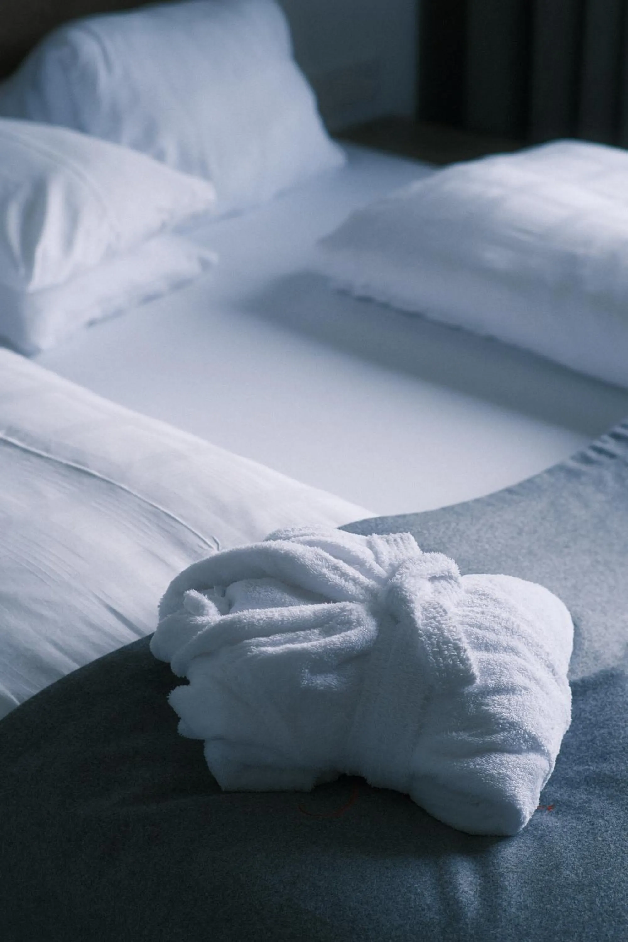 Bed in Panoramahotel Fliesserhof