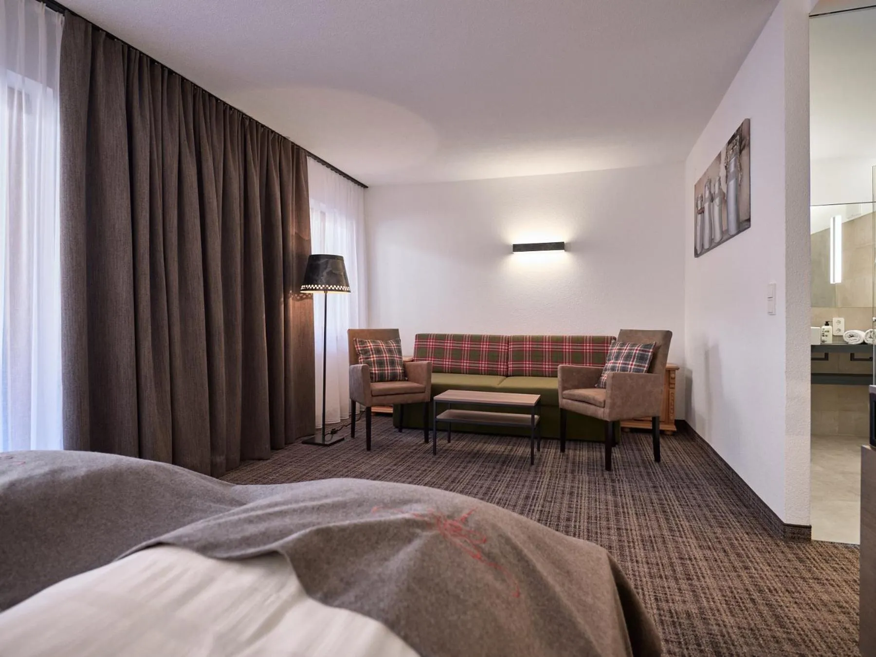 Bedroom, Bed in Panoramahotel Fliesserhof