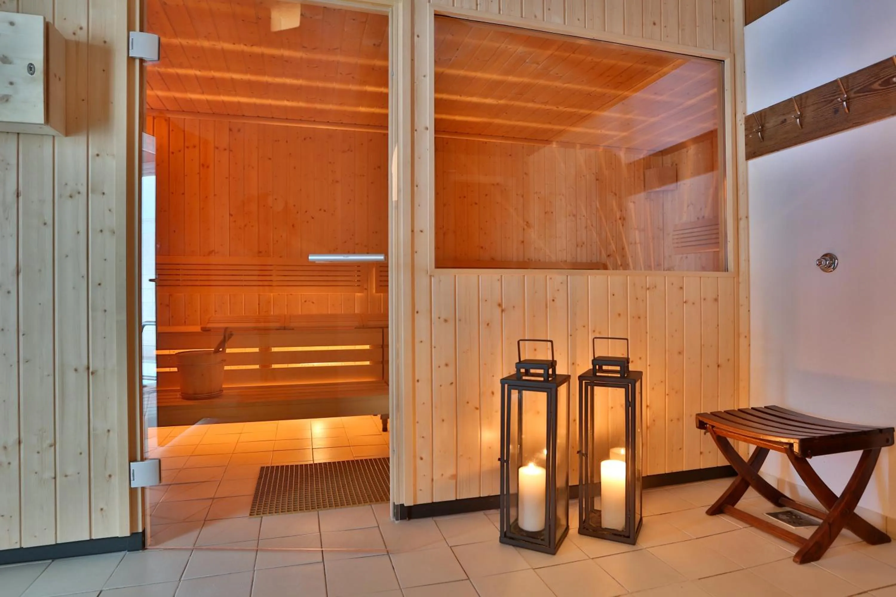 Sauna in Panoramahotel Fliesserhof