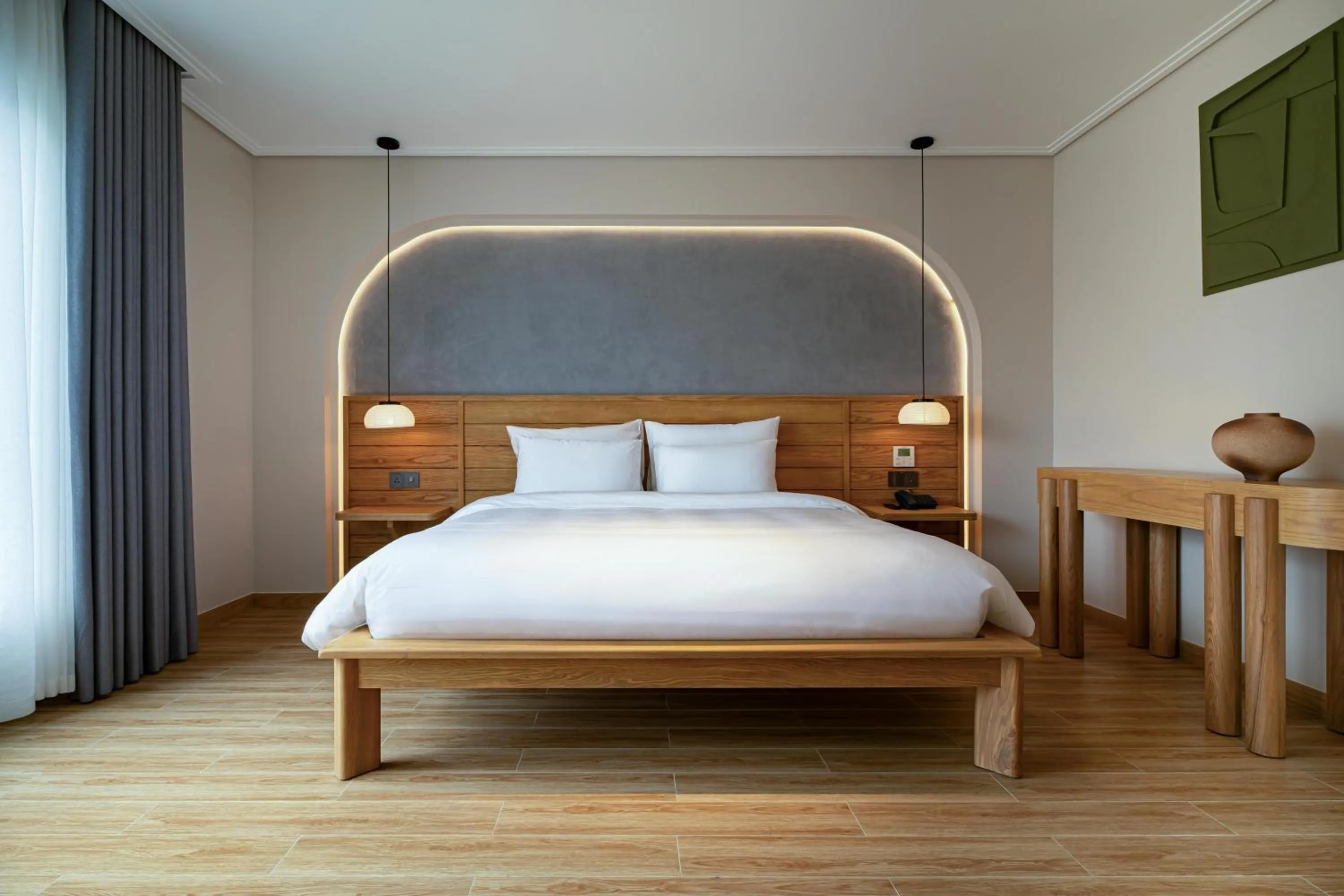 Bed in Nam Dat Hotel by D'Lecia Ha Long