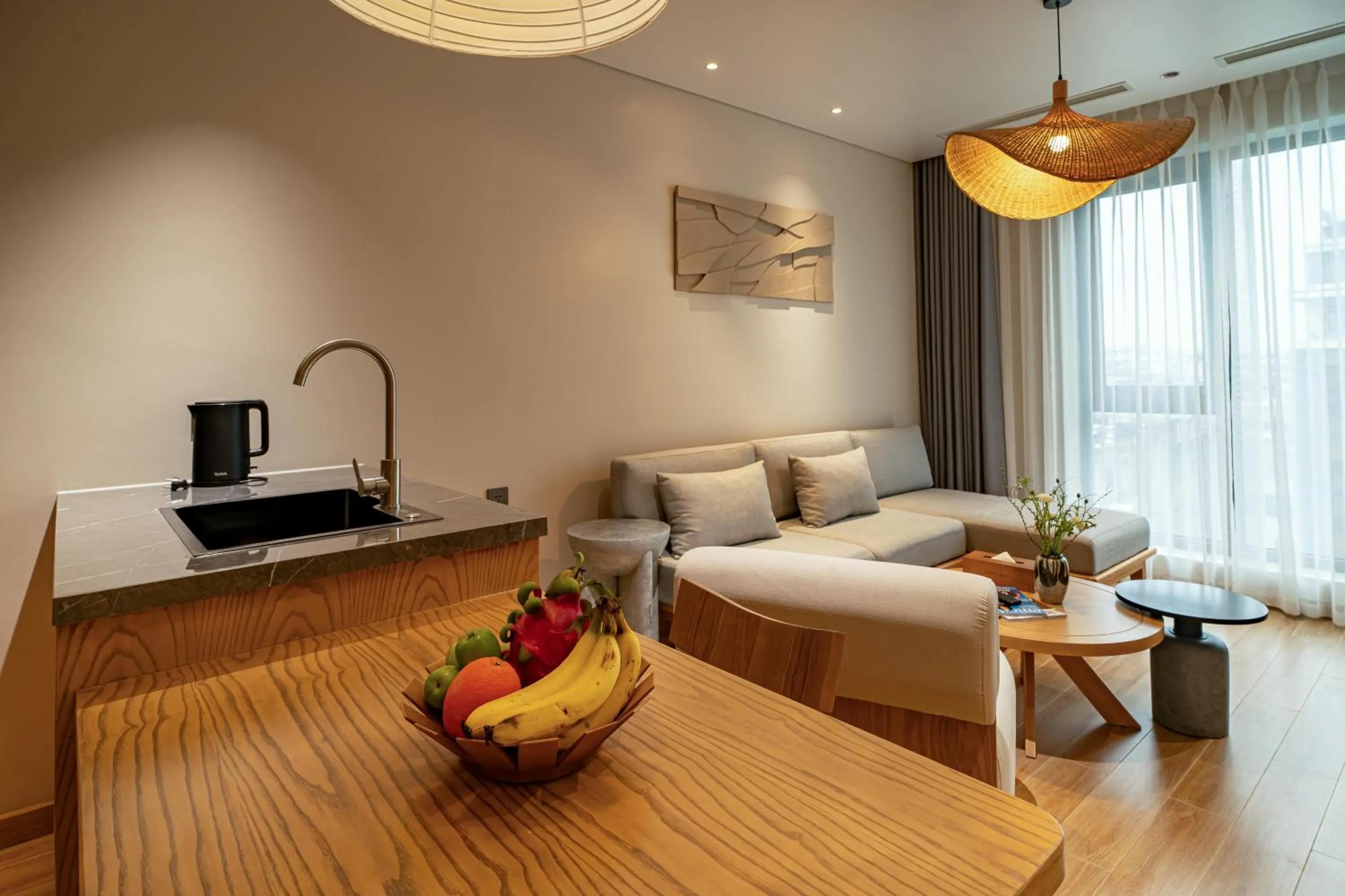 Seating area, Bed in Nam Dat Hotel by D'Lecia Ha Long