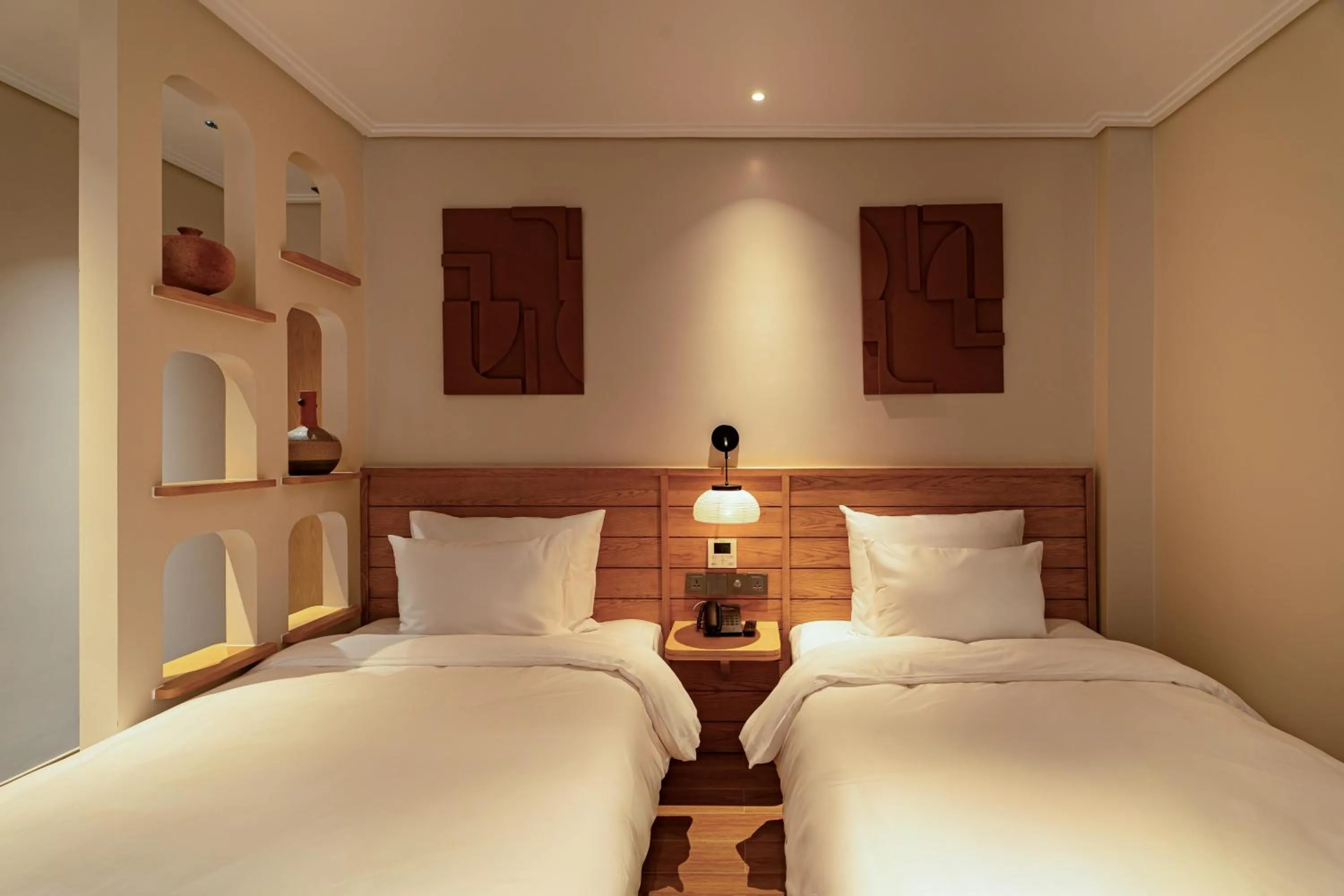 Bed in Nam Dat Hotel by D'Lecia Ha Long