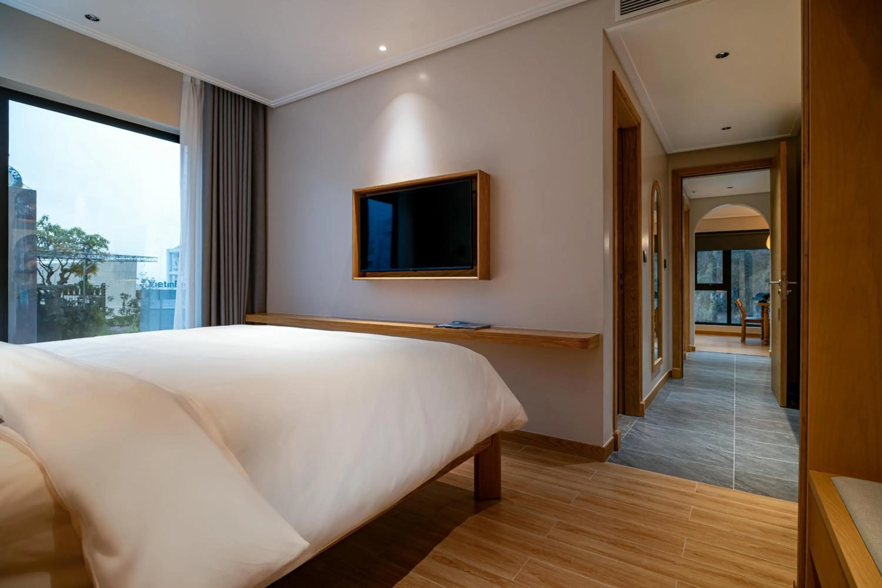 Bed in Nam Dat Hotel by D'Lecia Ha Long