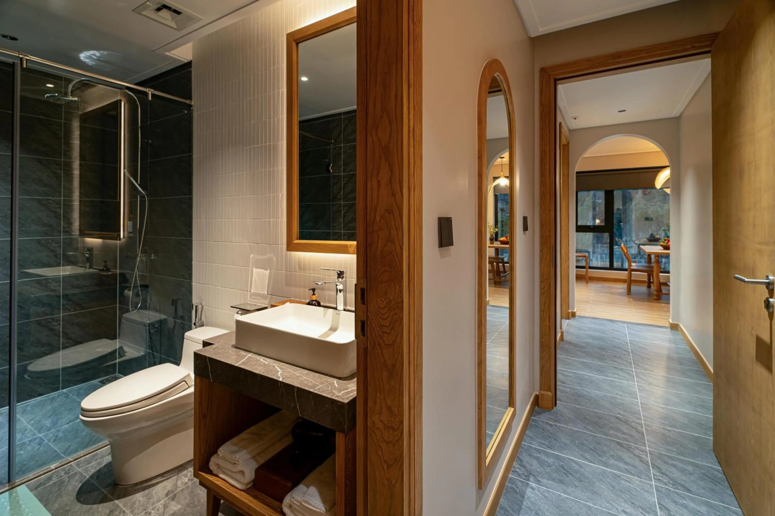 Shower in Nam Dat Hotel by D'Lecia Ha Long