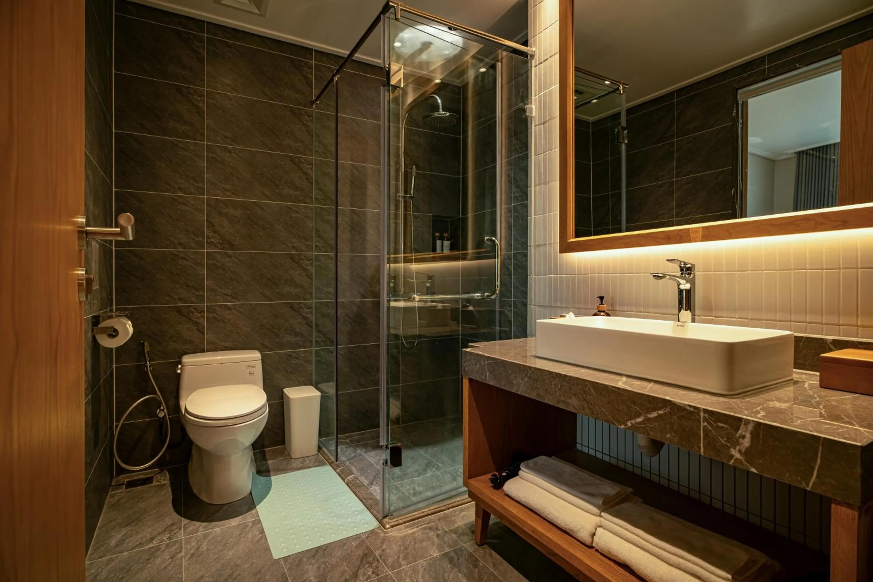 Shower in Nam Dat Hotel by D'Lecia Ha Long