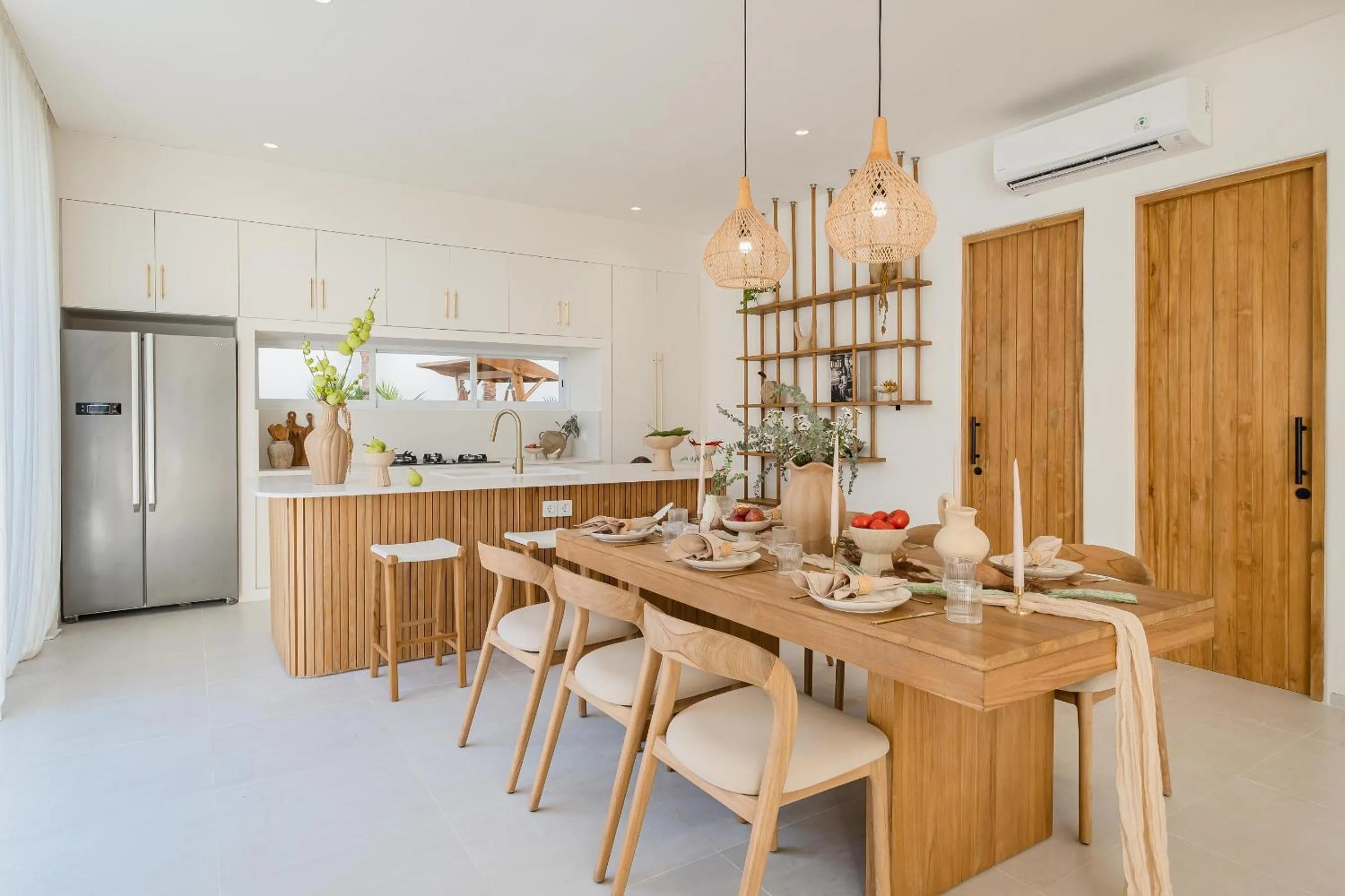 Kitchen or kitchenette in Mazari Villas