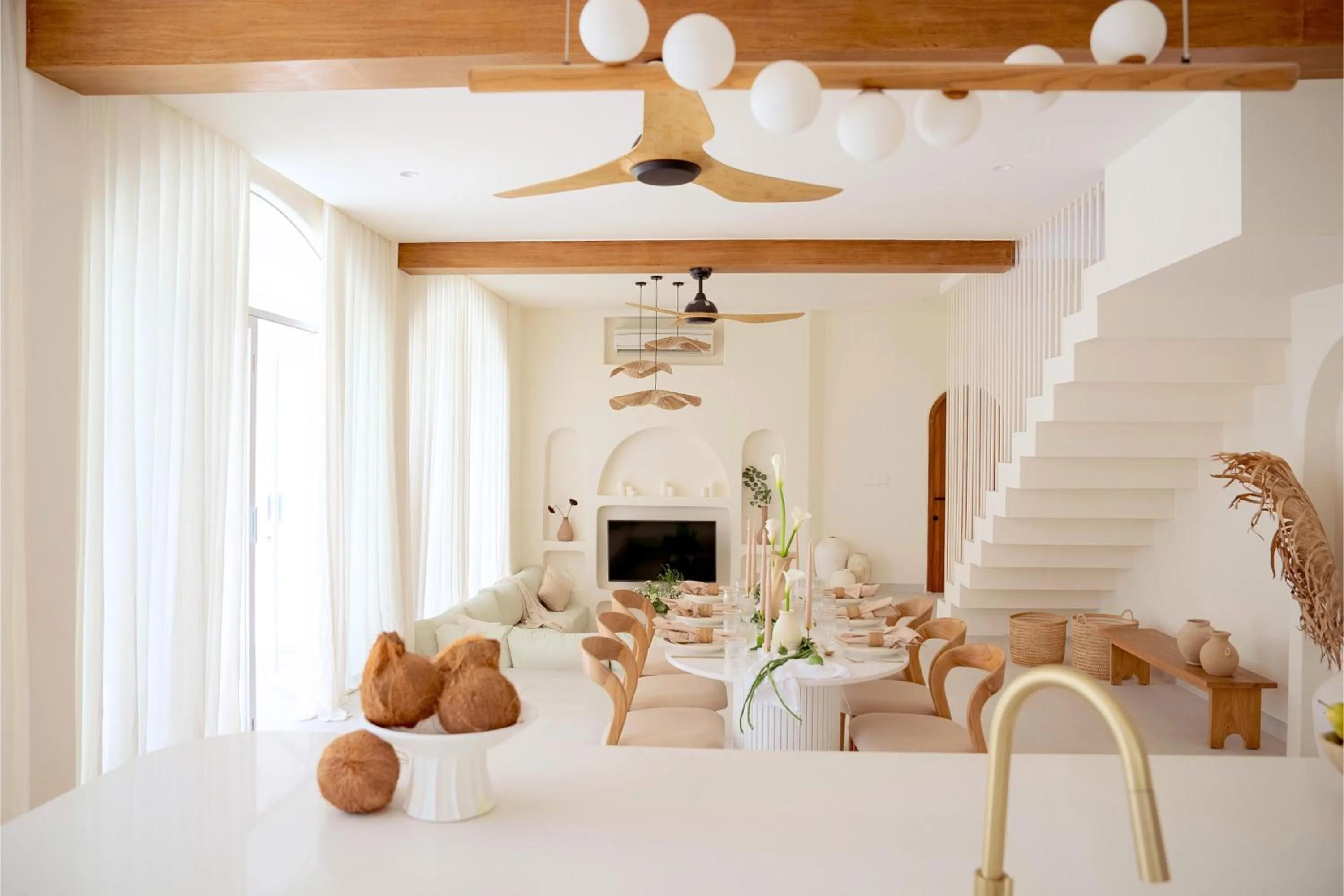 Living room in Mazari Villas