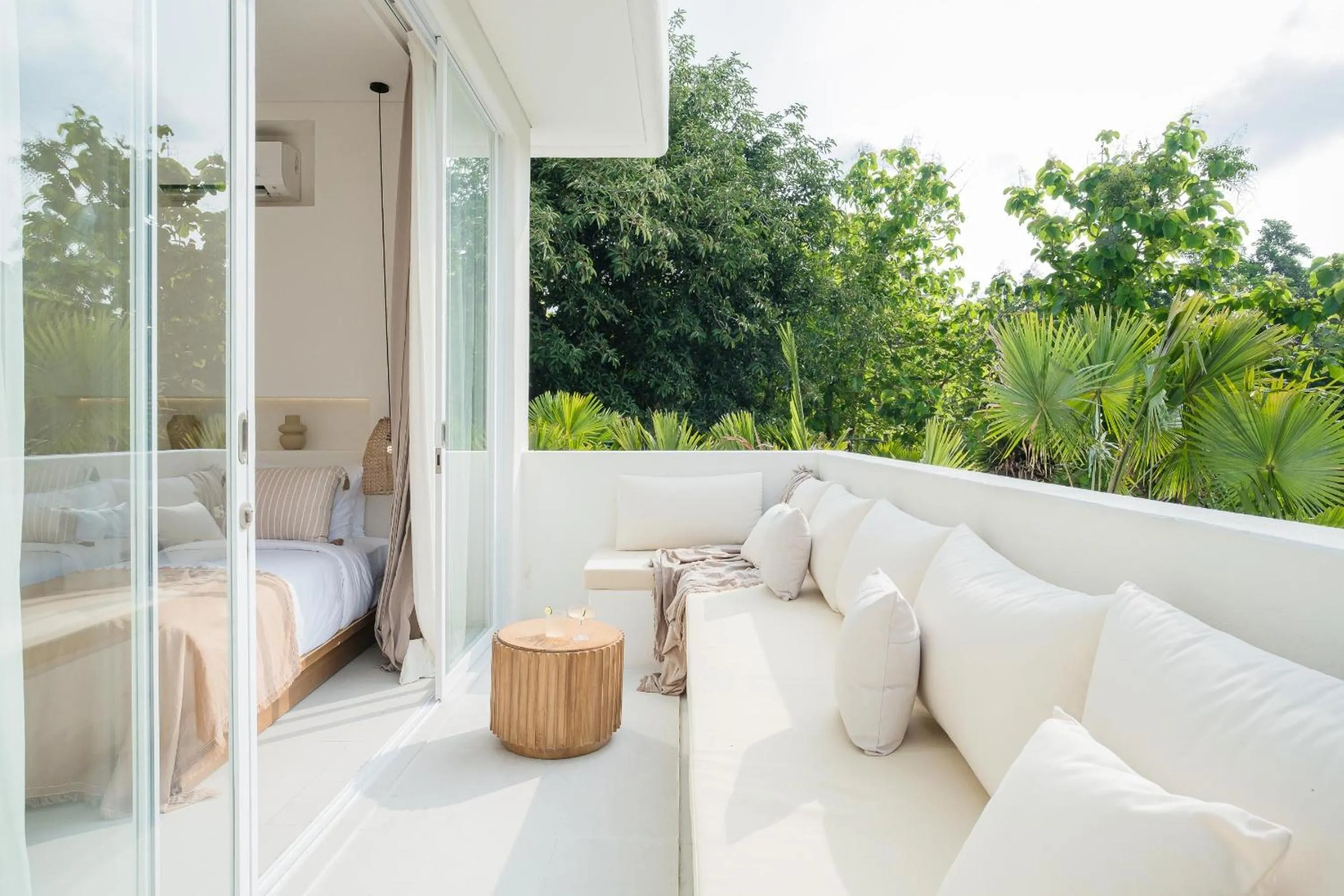 Seating area in Mazari Villas