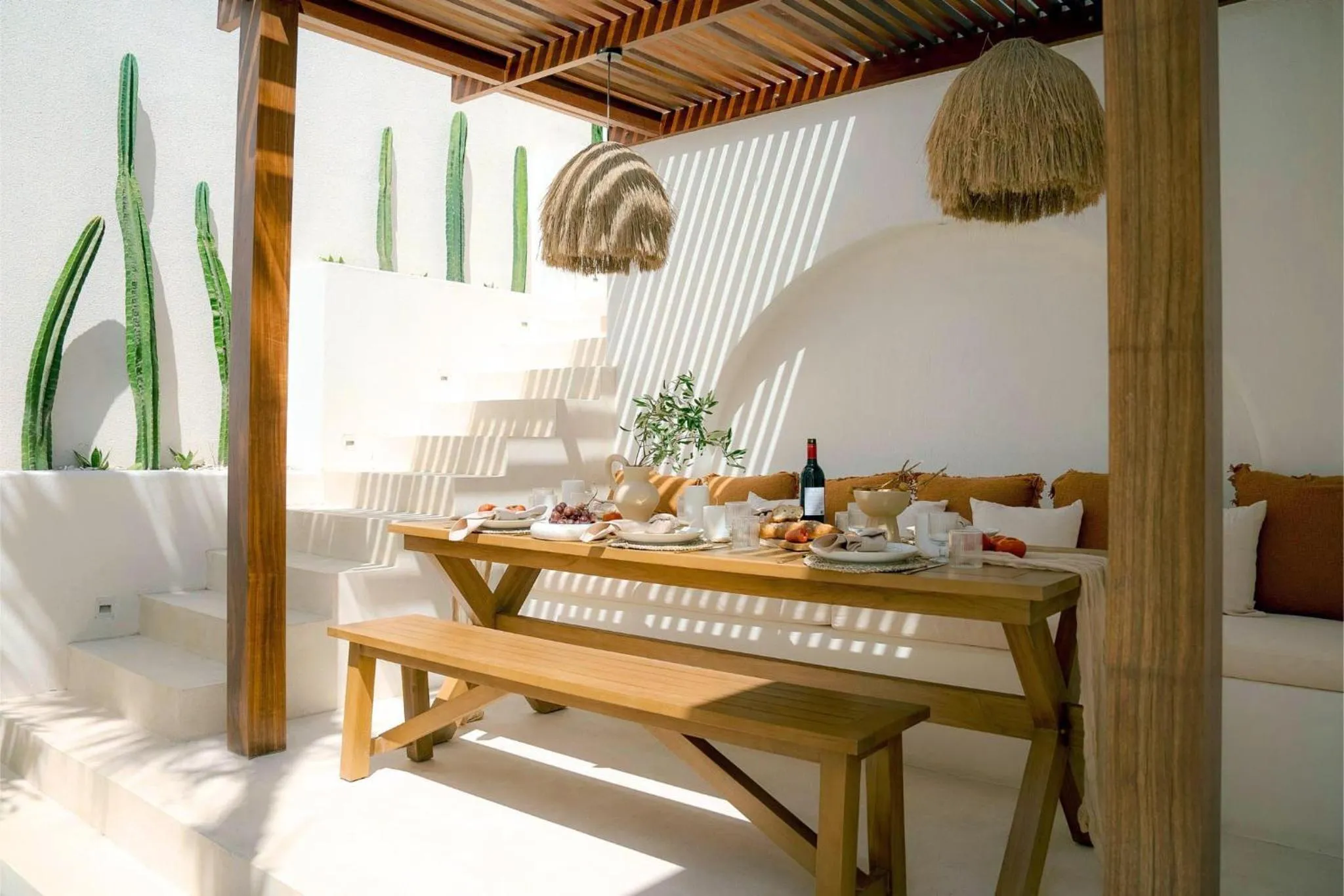 Dining area in Mazari Villas