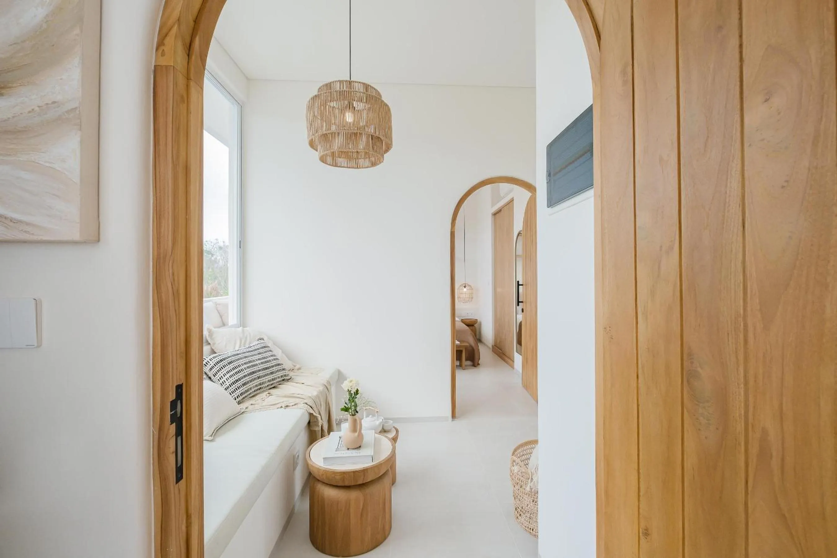 Seating area in Mazari Villas