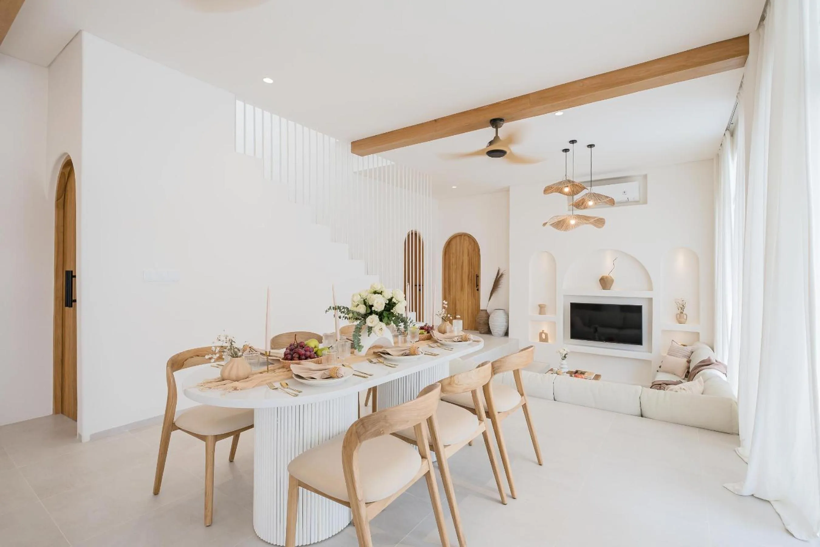 Living room in Mazari Villas