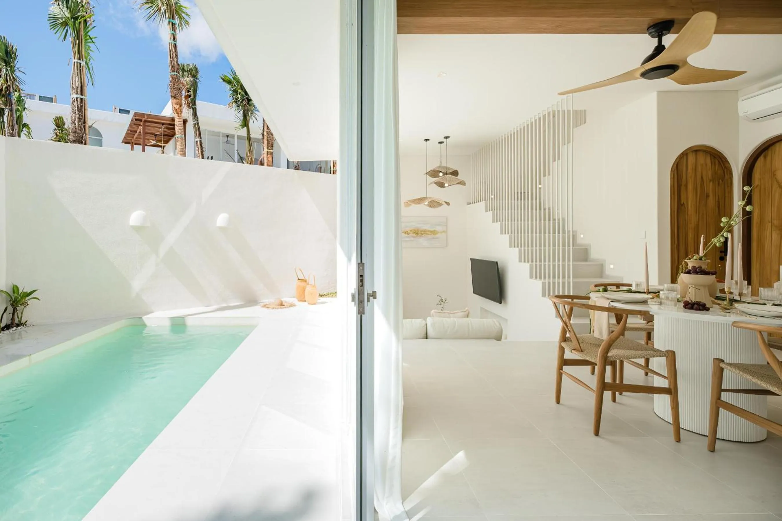 Living room in Mazari Villas