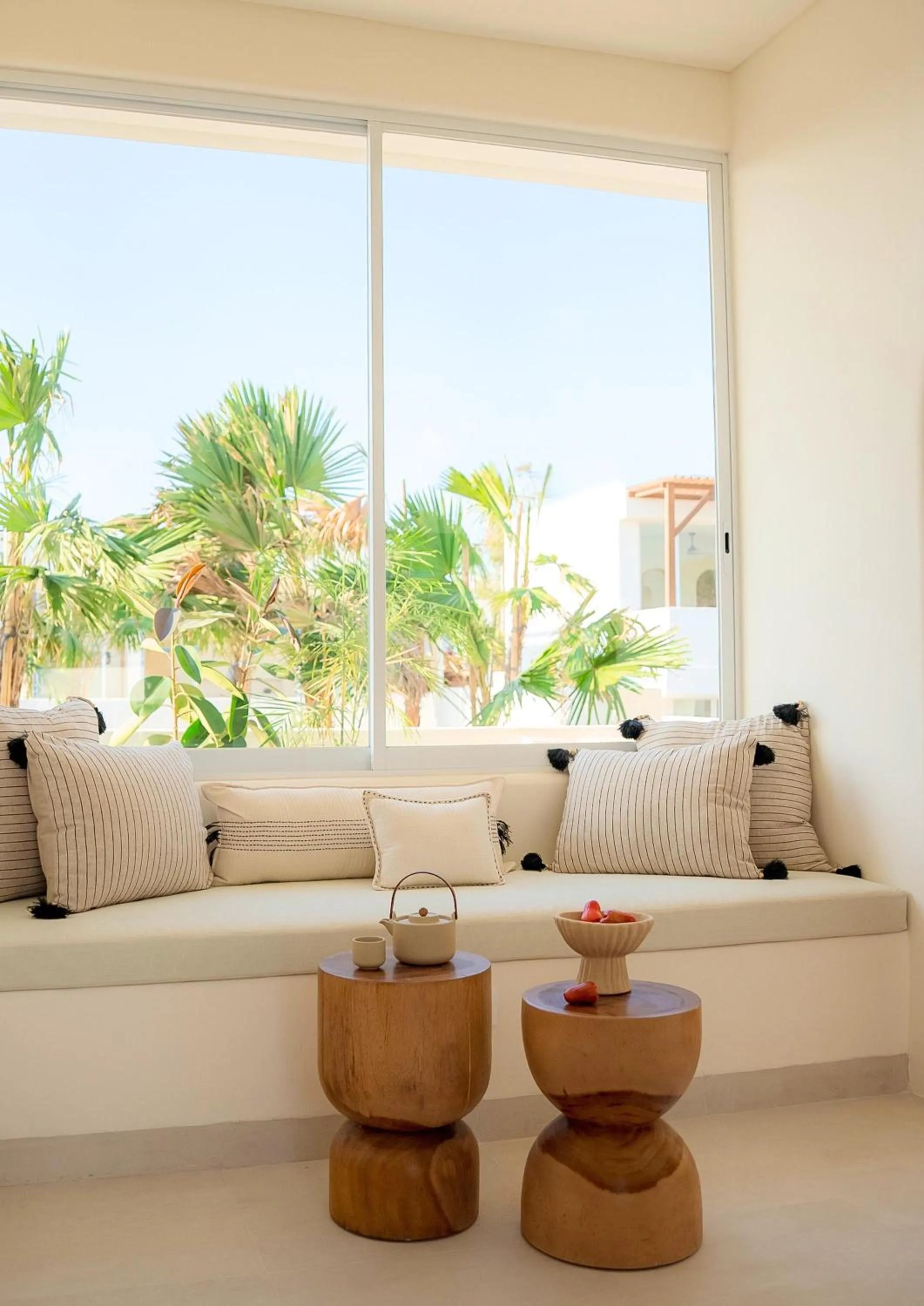 Seating area in Mazari Villas