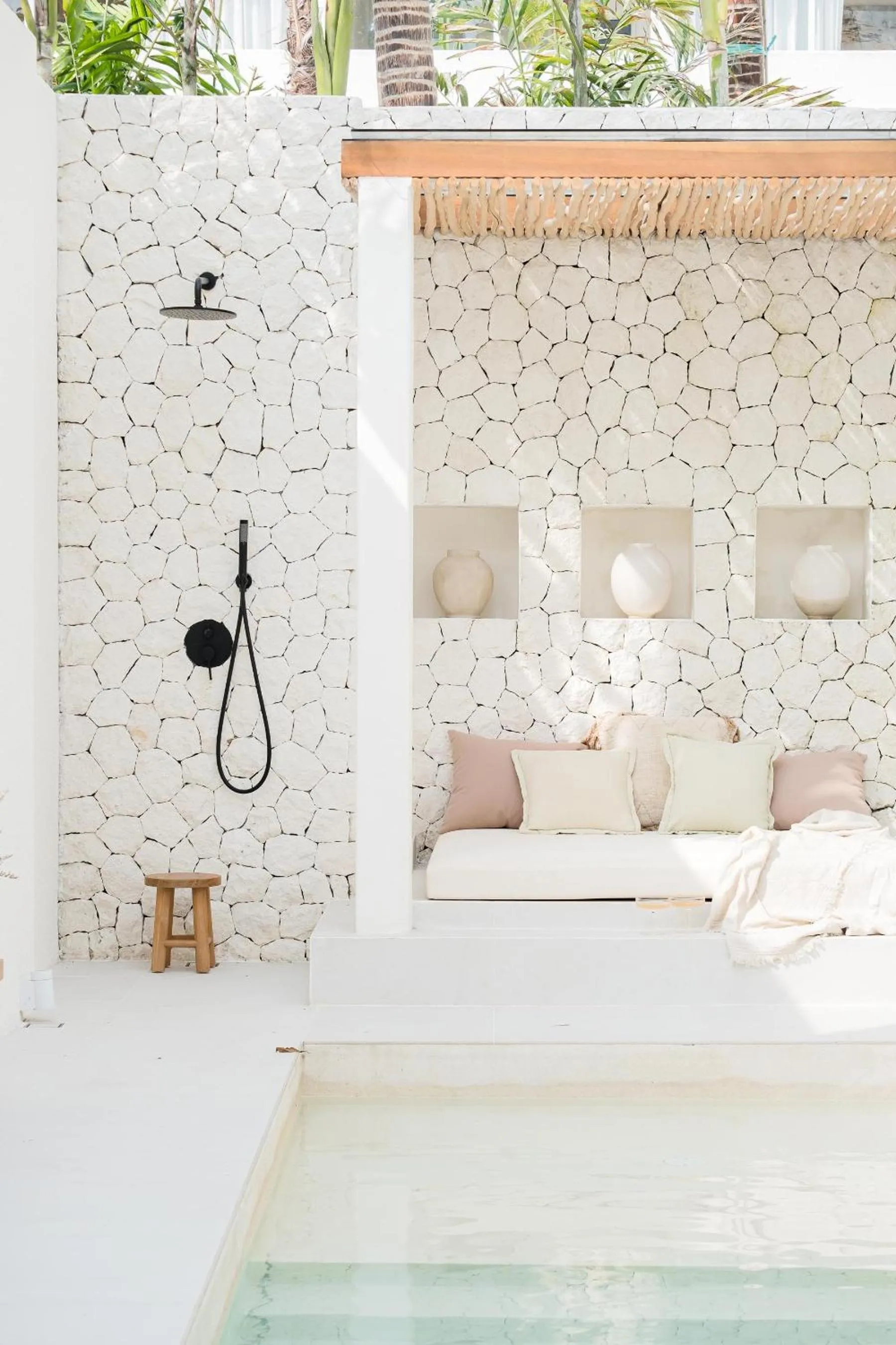 Seating area in Mazari Villas