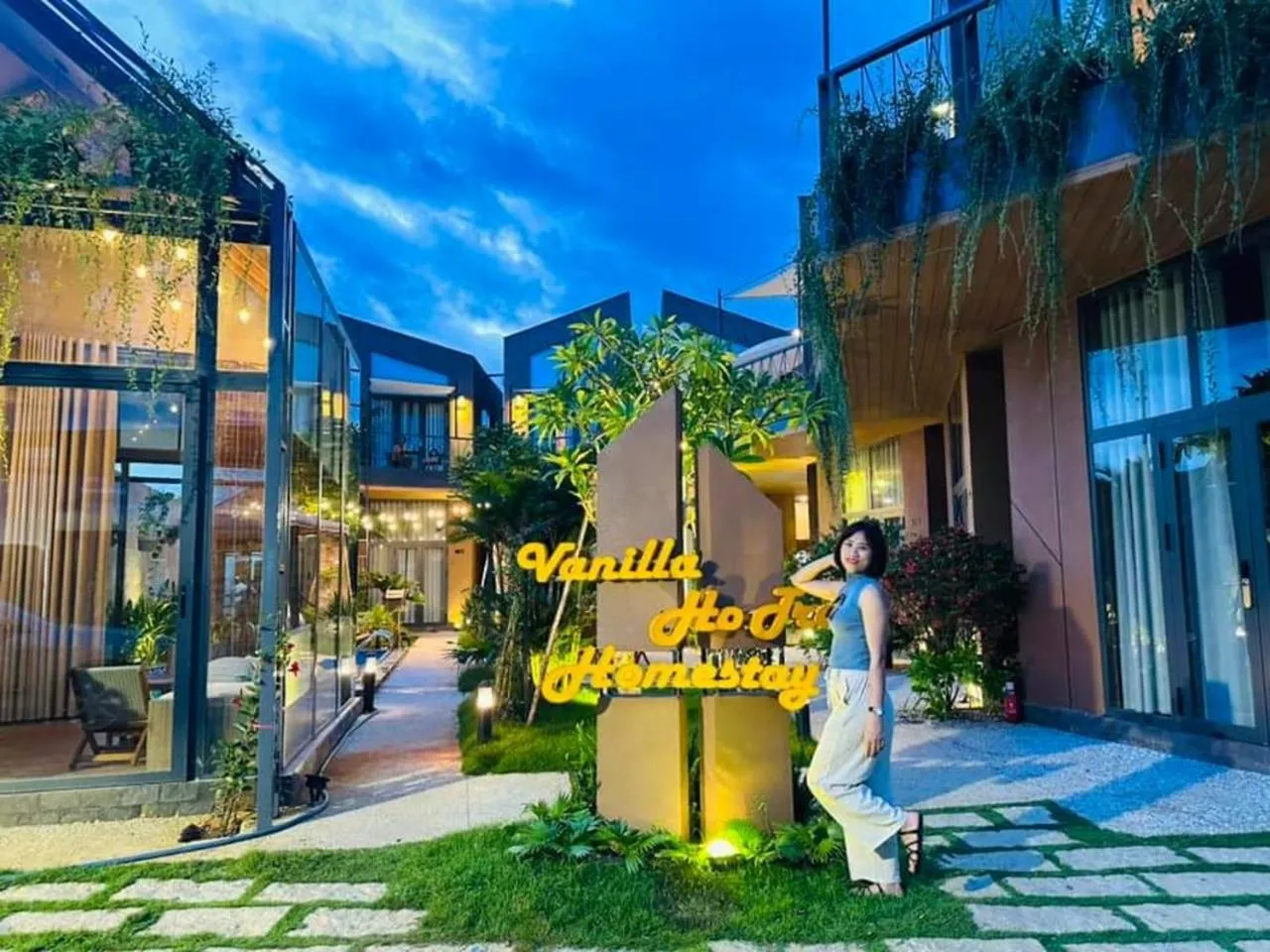 Property building in Vanilla Ho Tram Homestay