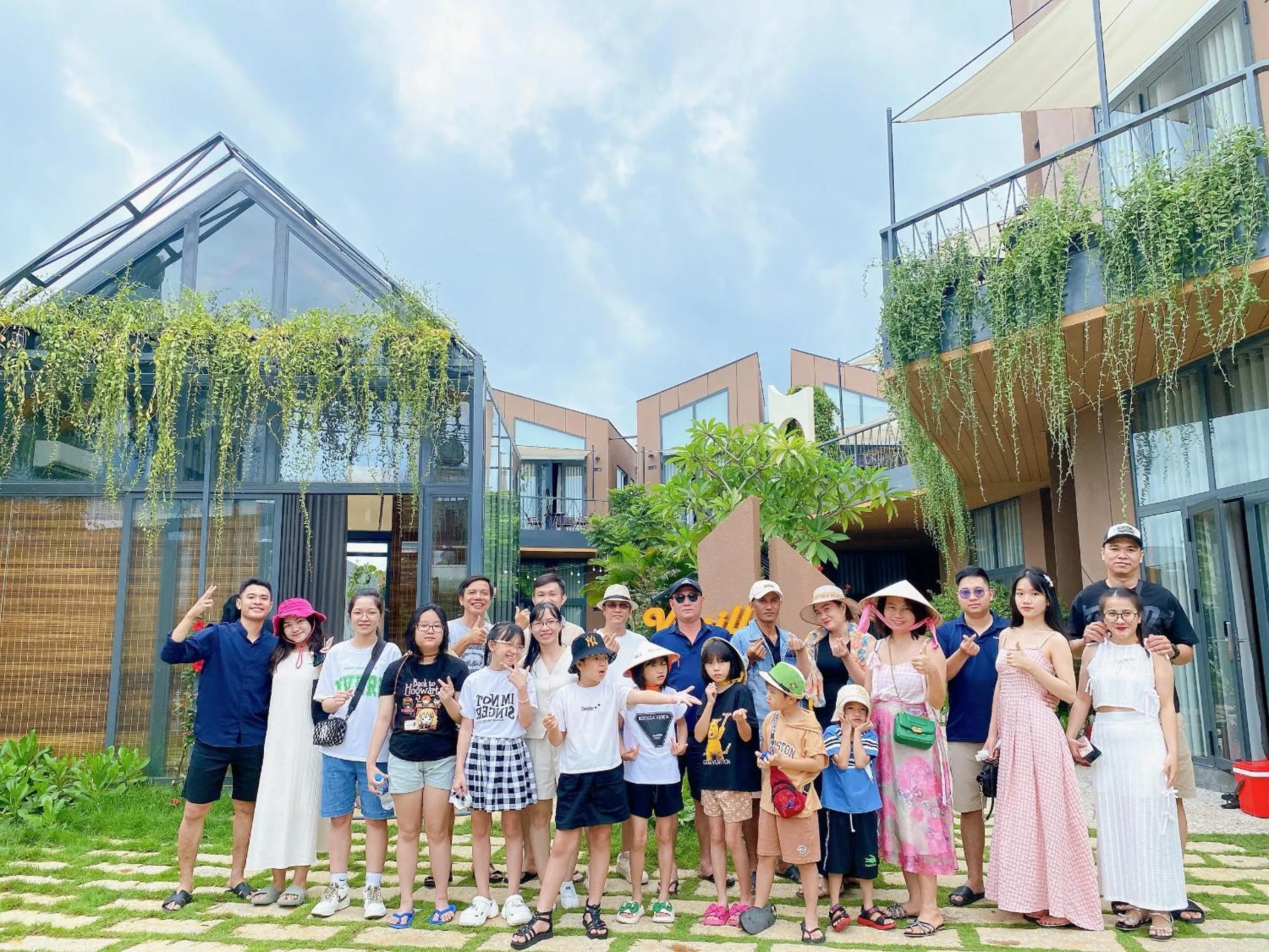 Property building in Vanilla Ho Tram Homestay