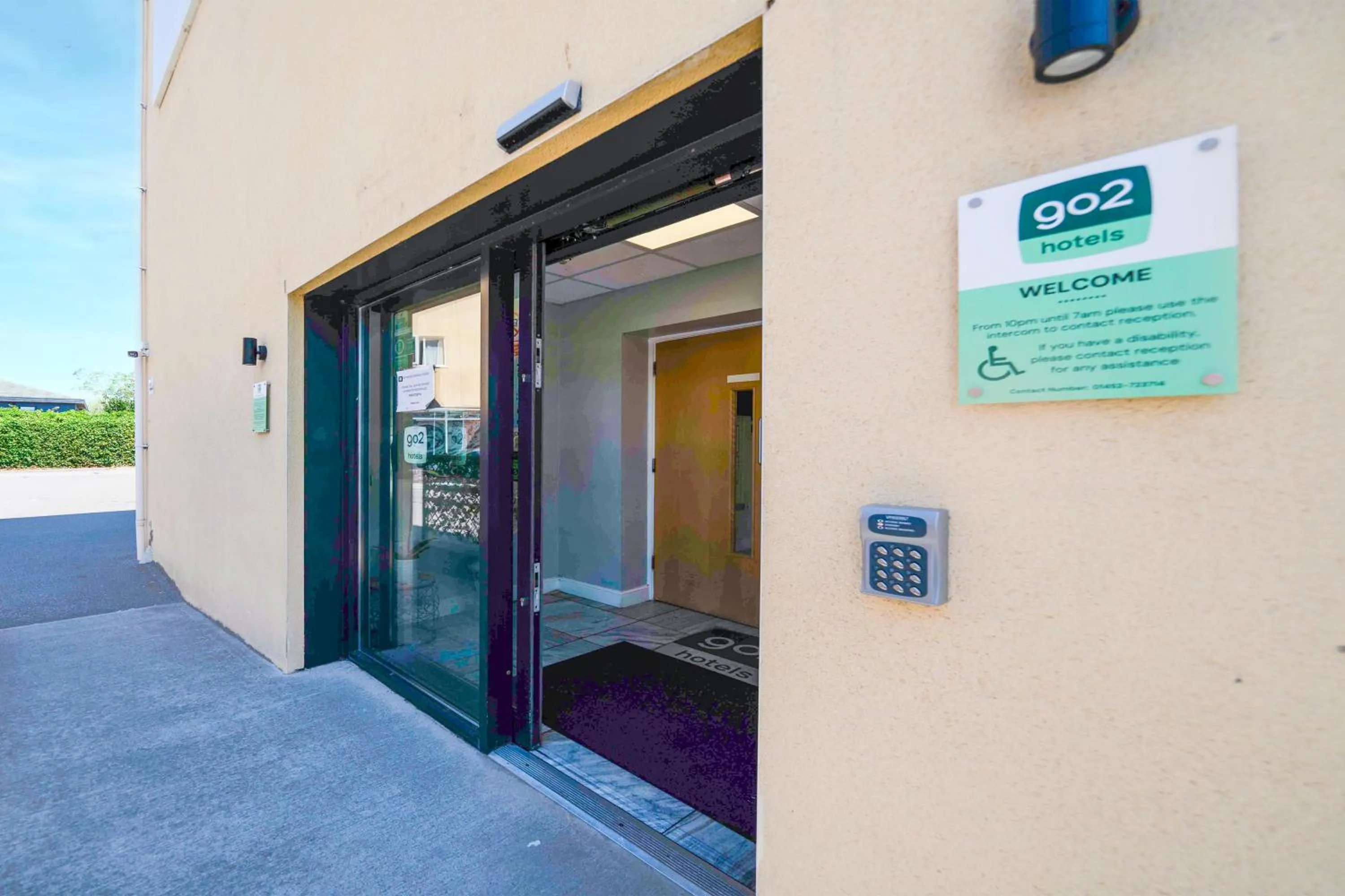 Facade/entrance in GO2 Gloucester Hotel by OYO