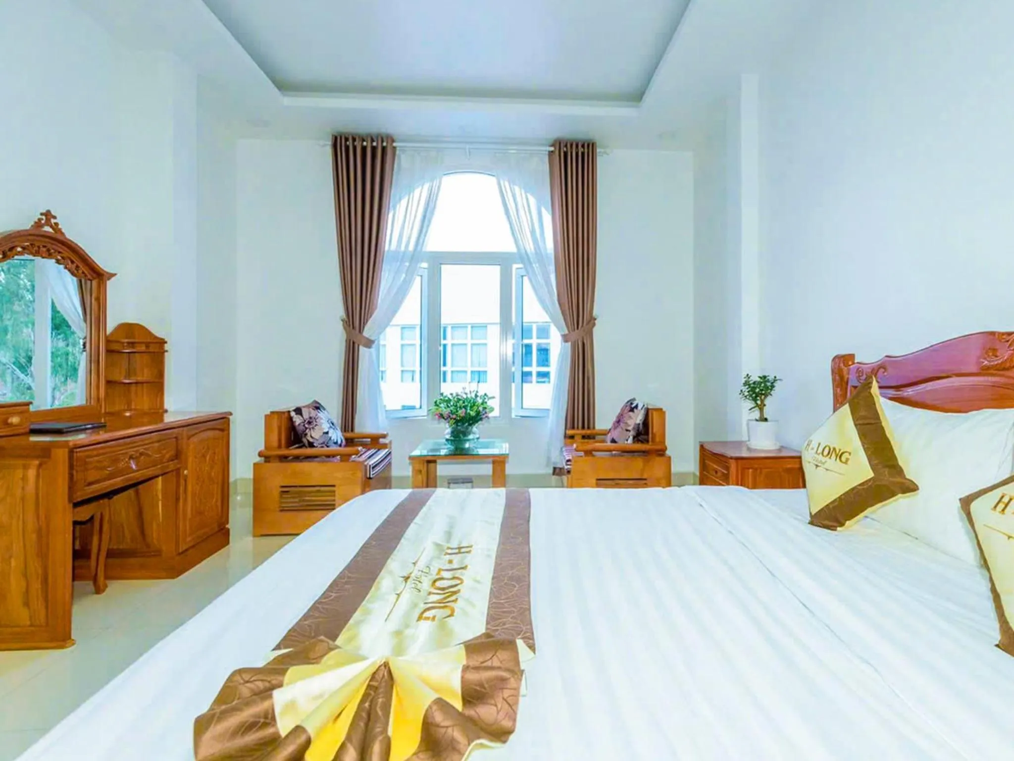 Bed in H-Long Dalat Hotel - Ngay Trung Tâm