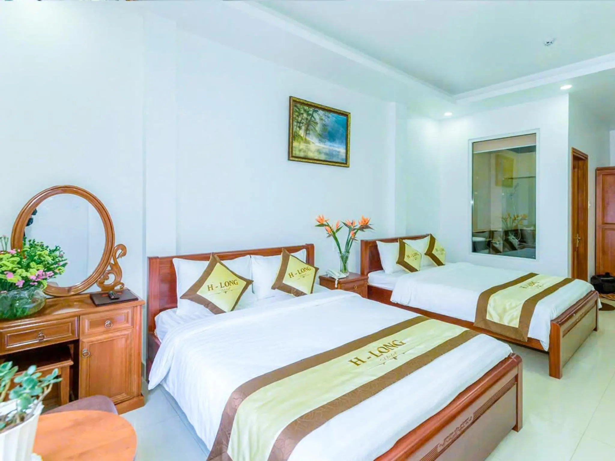 Bed in H-Long Dalat Hotel - Ngay Trung Tâm