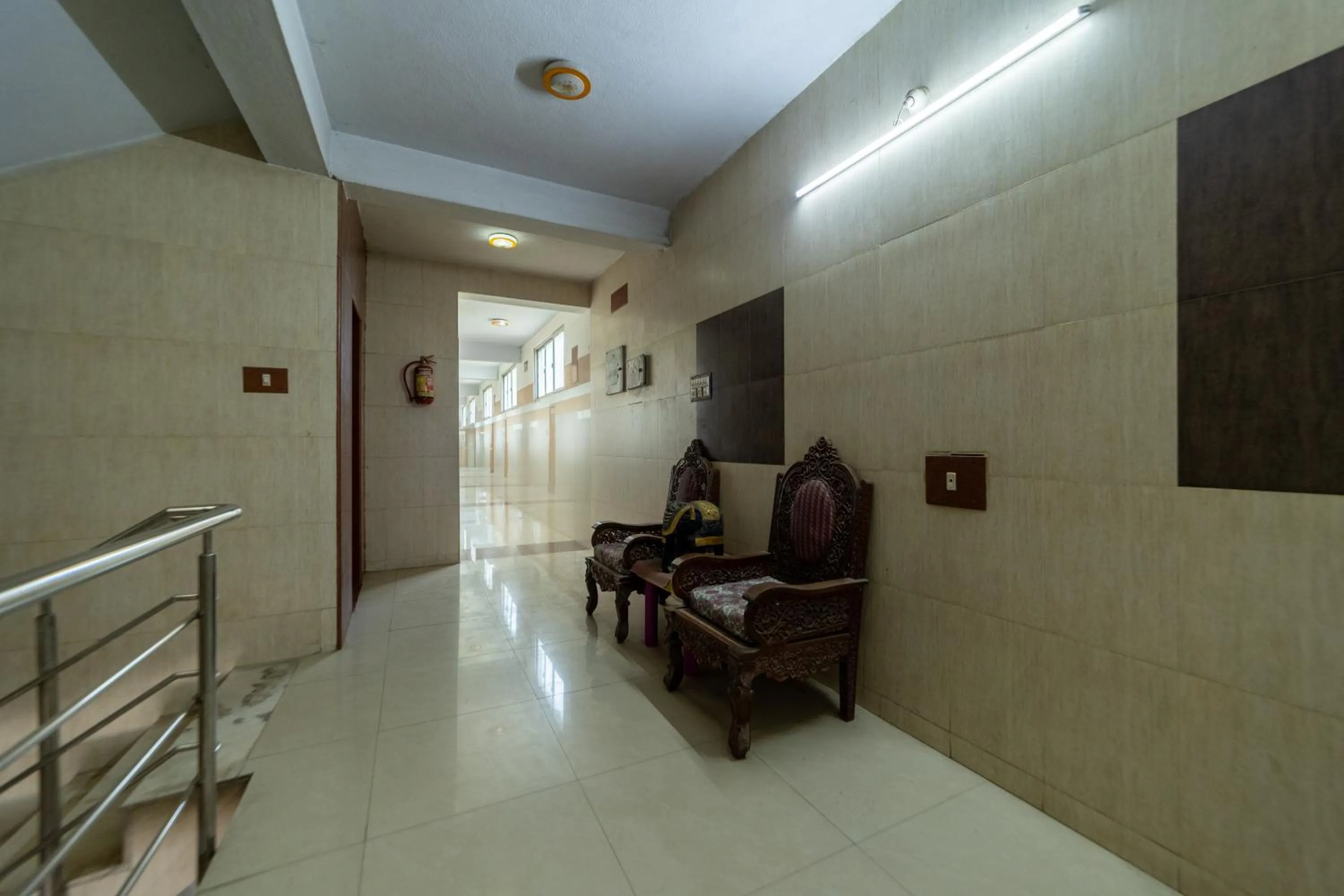 Seating area in Nataraja Residency