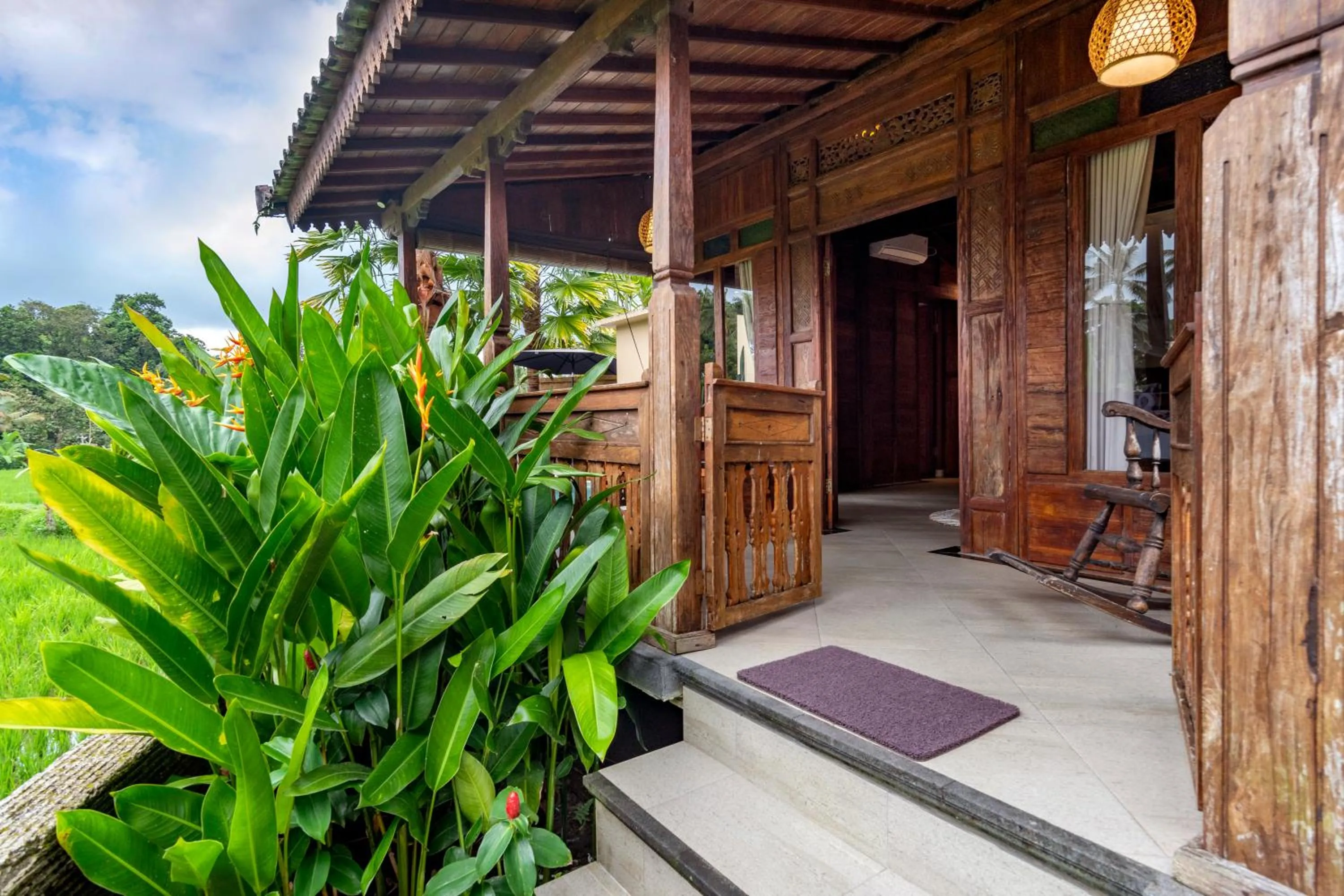 Patio in Taksu Villa Ubud Sebatu by Dhananjaya Hospitality