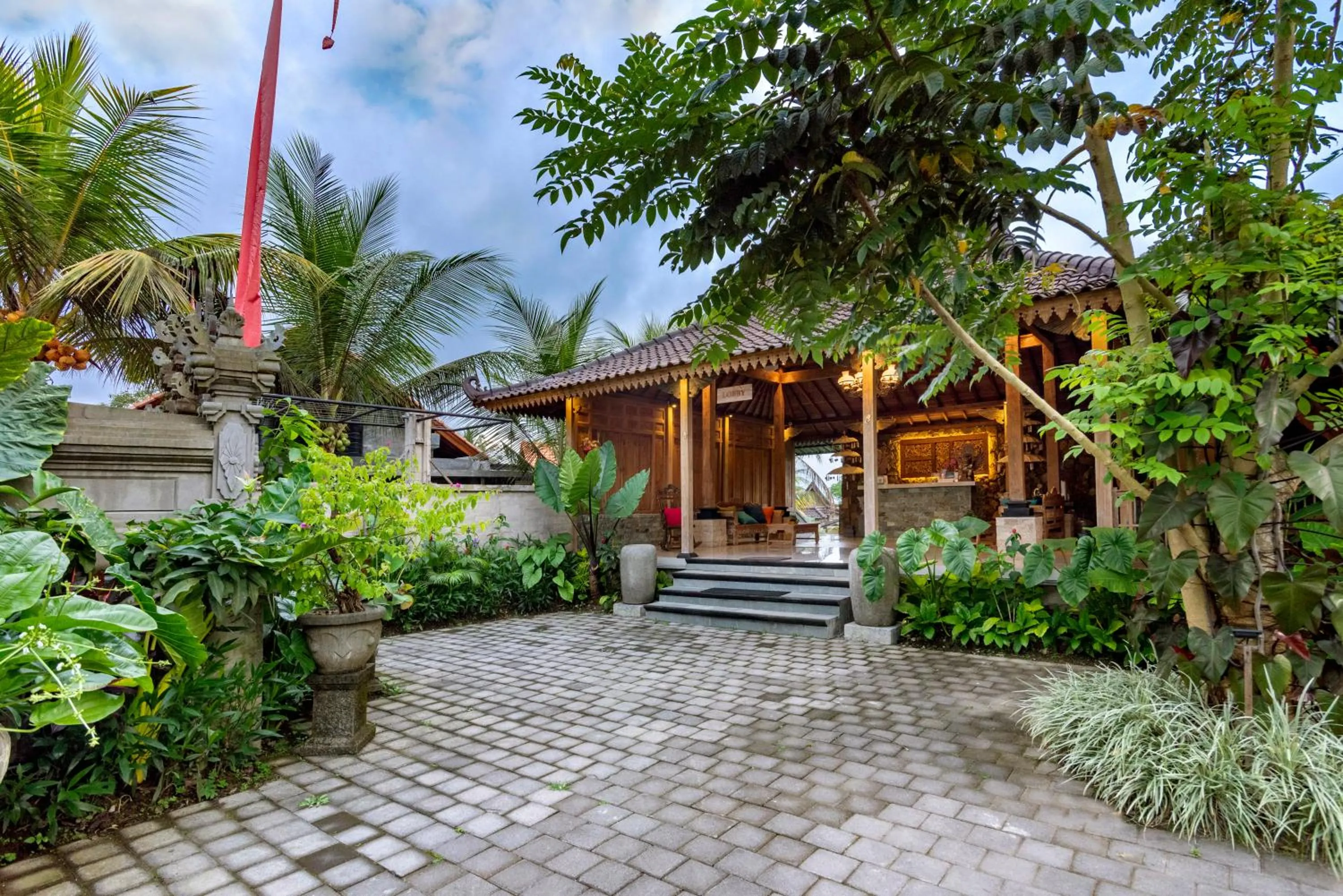 Garden in Taksu Villa Ubud Sebatu by Dhananjaya Hospitality