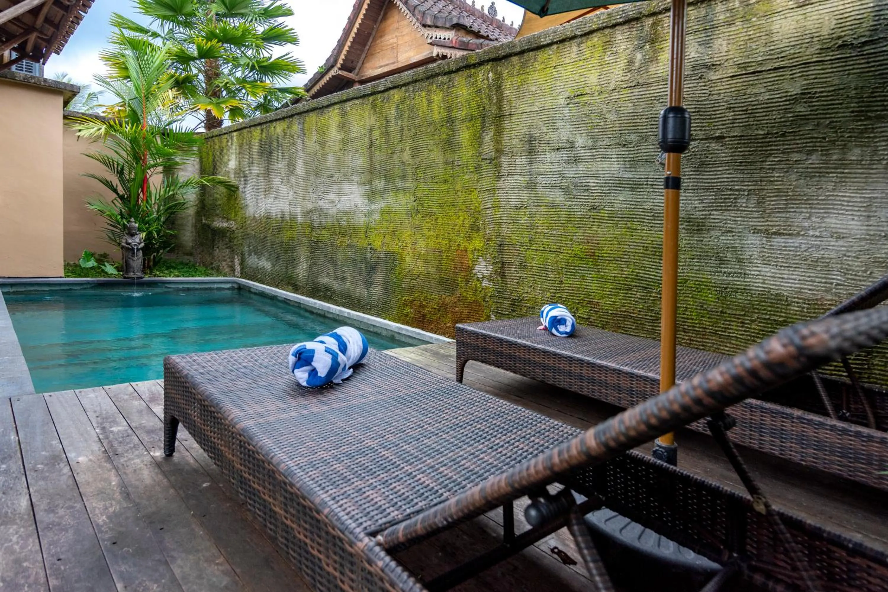 Pool view in Taksu Villa Ubud Sebatu by Dhananjaya Hospitality