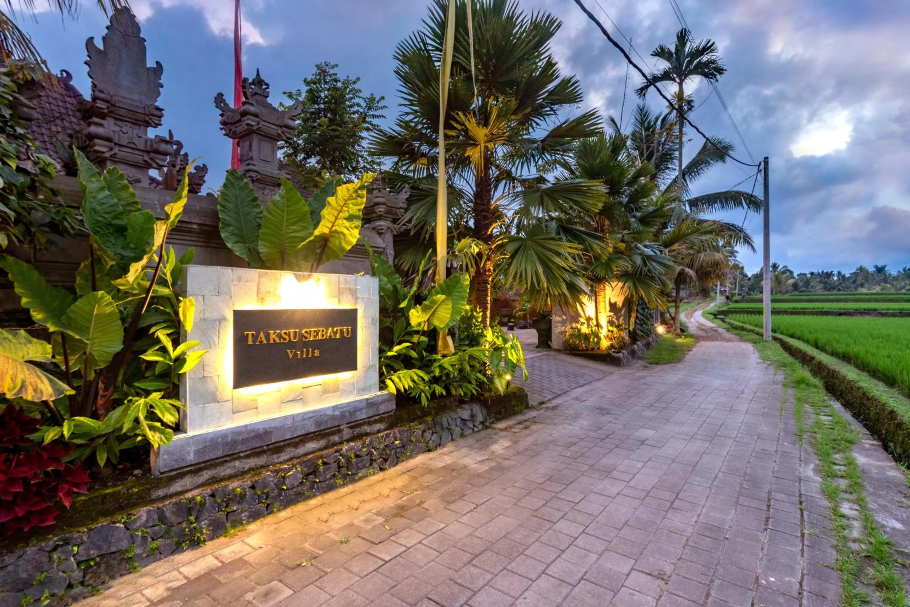Facade/entrance in Taksu Villa Ubud Sebatu by Dhananjaya Hospitality