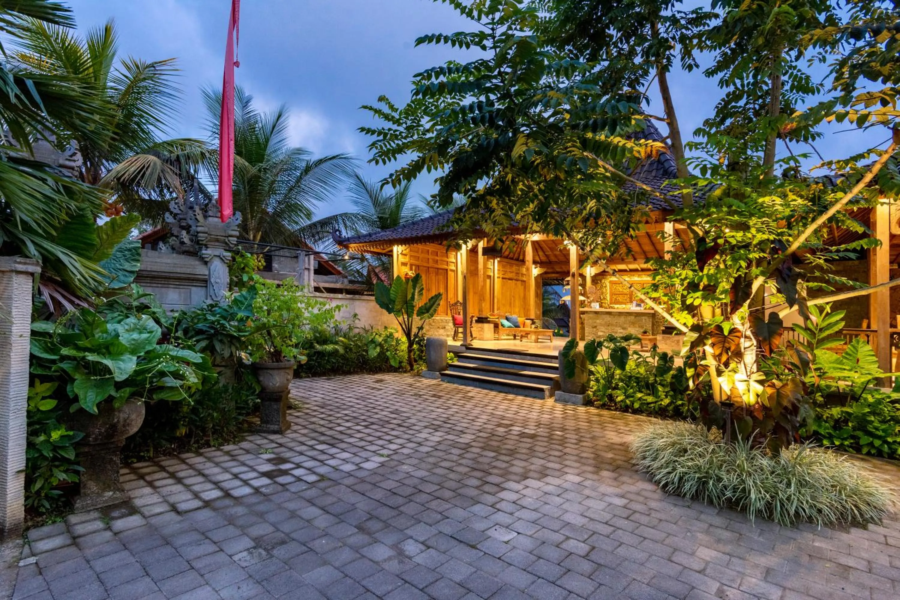 Lobby or reception in Taksu Villa Ubud Sebatu by Dhananjaya Hospitality