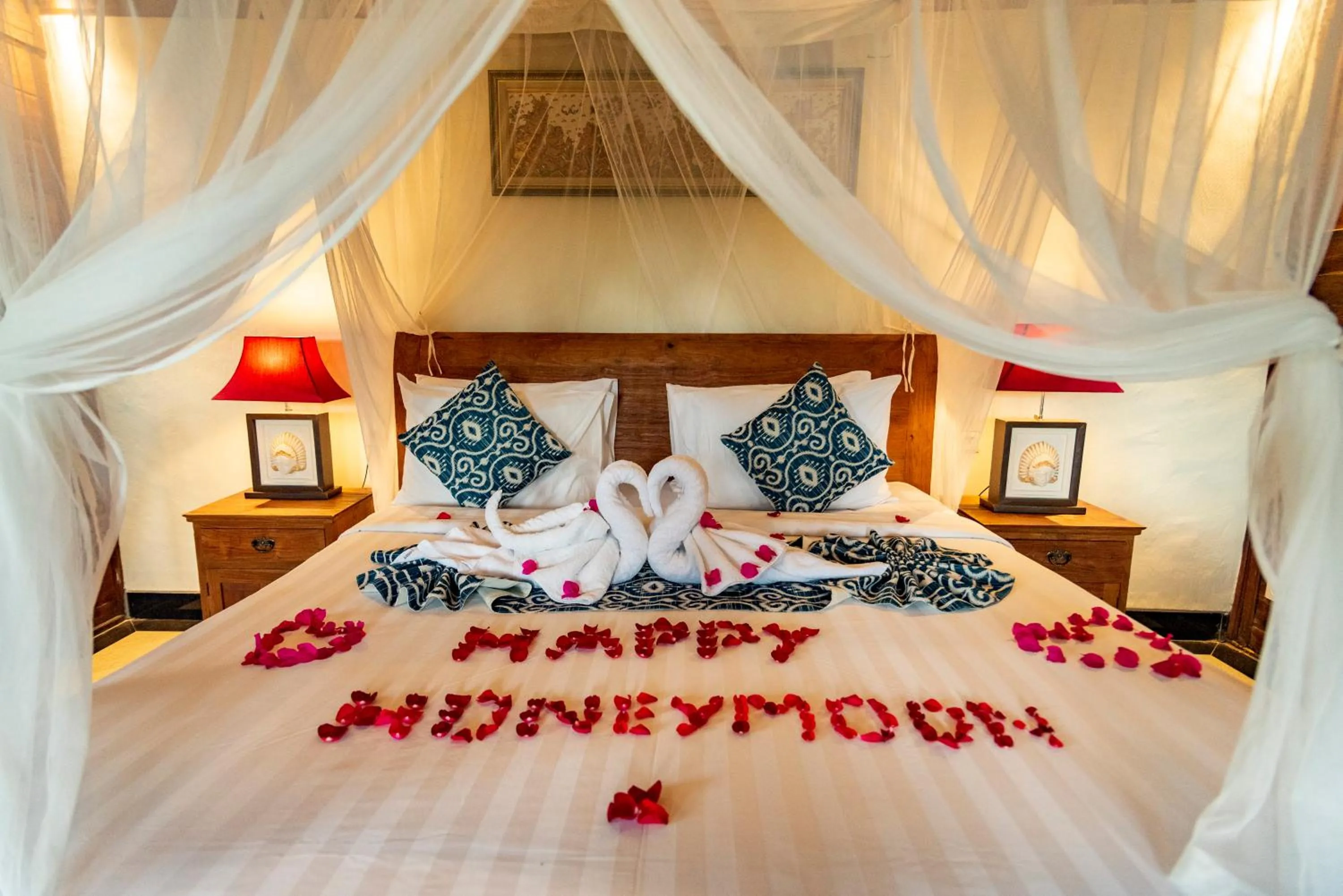 Bed in Taksu Villa Ubud Sebatu by Dhananjaya Hospitality