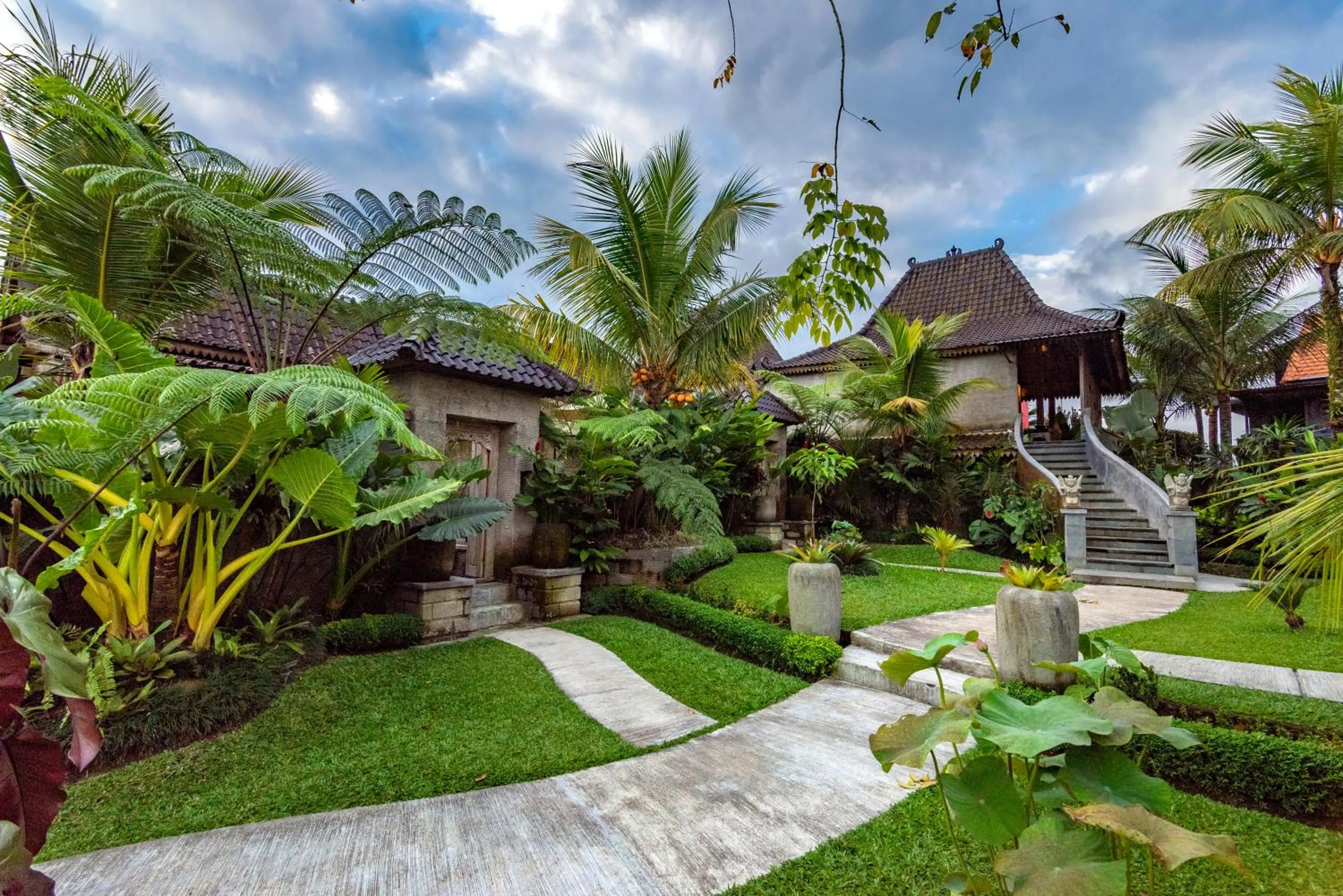 Garden in Taksu Villa Ubud Sebatu by Dhananjaya Hospitality